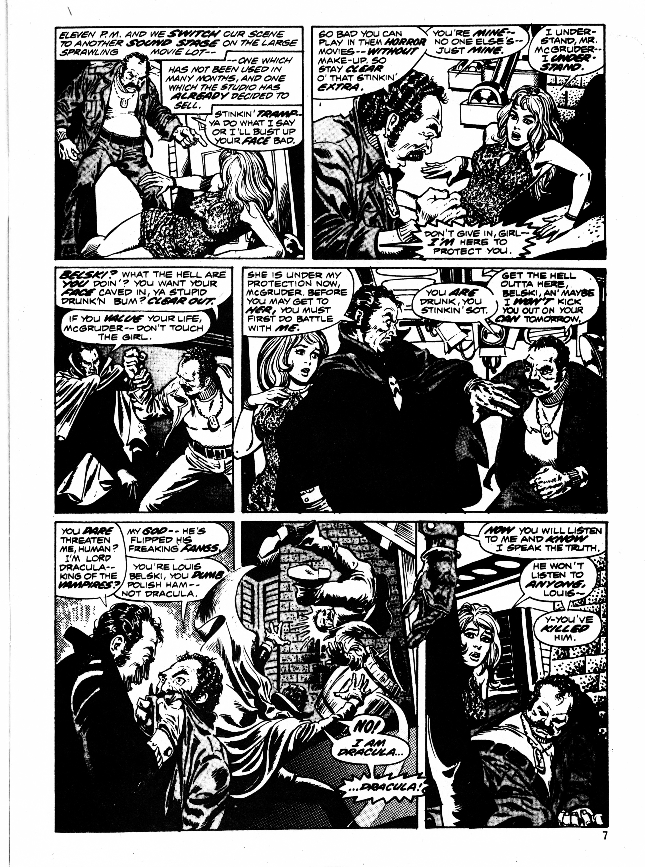 Read online Dracula Lives (1974) comic -  Issue #25 - 7