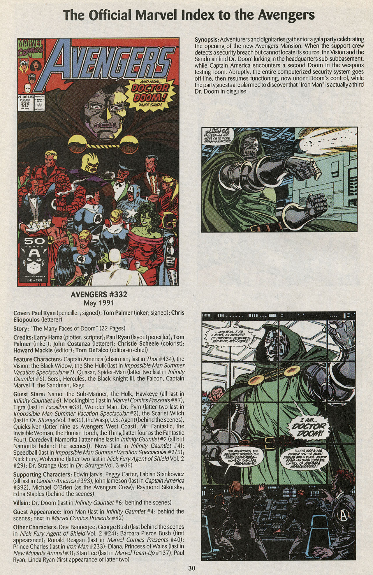 Read online The Official Marvel Index to the Avengers comic -  Issue #6 - 32