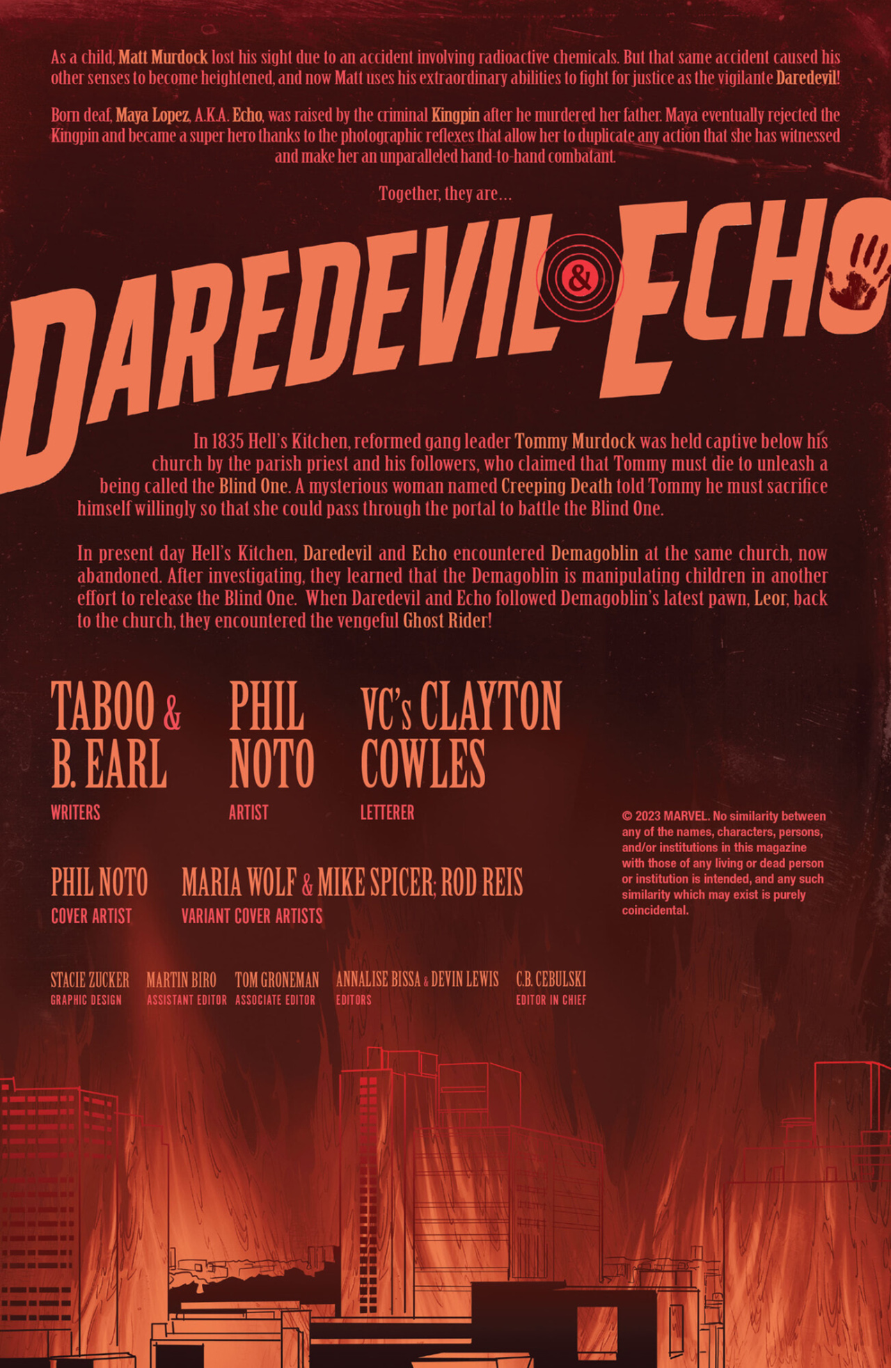 Read online Daredevil & Echo comic -  Issue #3 - 2