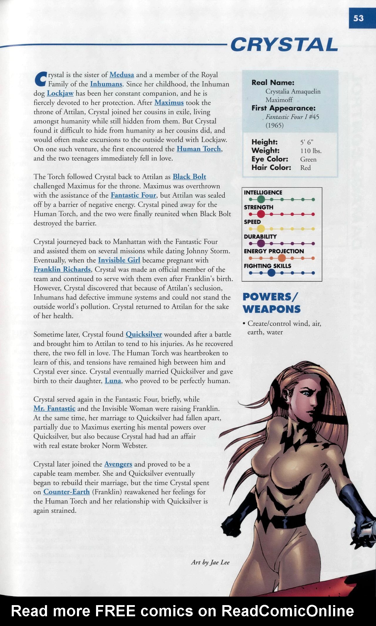 Read online Marvel Encyclopedia comic -  Issue # TPB 6 - 56