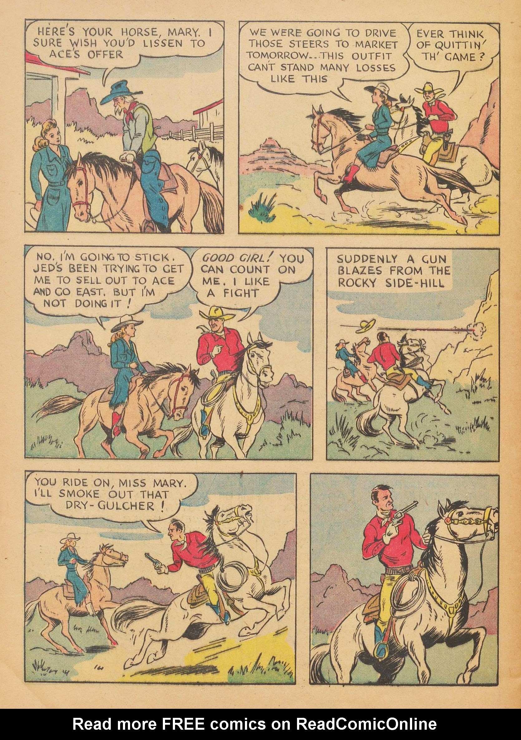 Read online Gene Autry Comics comic -  Issue #3 - 54
