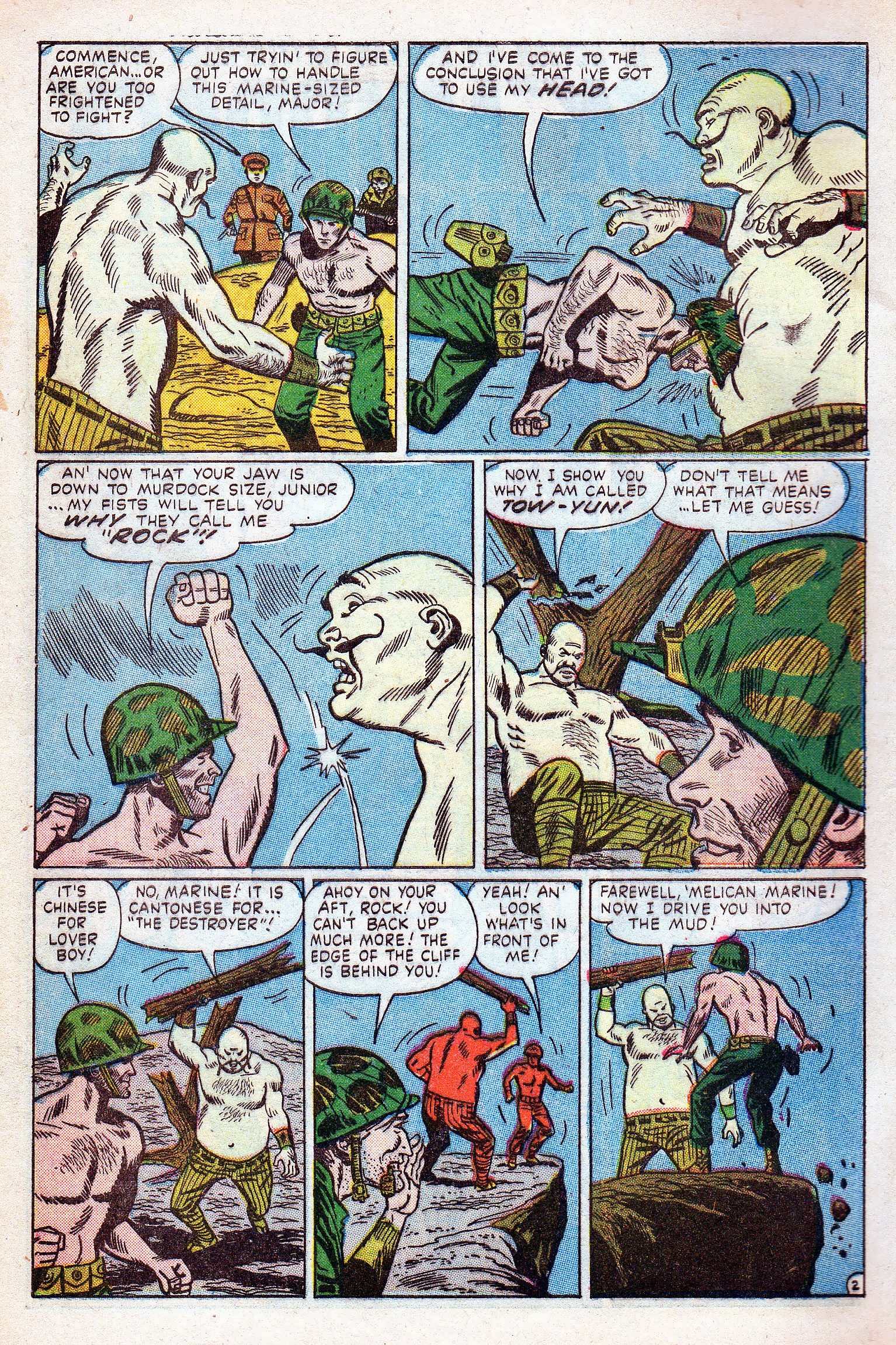 Read online Marines in Action comic -  Issue #3 - 4