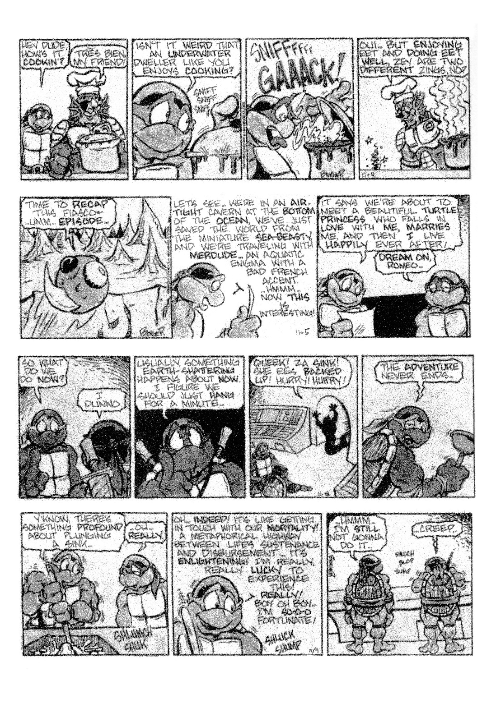 Read online Teenage Mutant Ninja Turtles: Complete Newspaper Daily Comic Strip Collection comic -  Issue # TPB 2 (Part 2) - 107