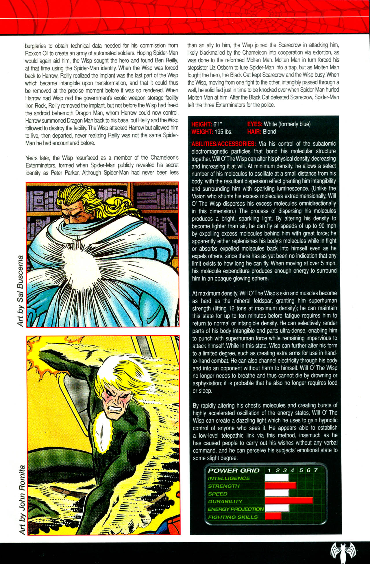 Read online The Official Handbook of the Marvel Universe: Spider-Man: Back In Black Handbook comic -  Issue # Full - 41