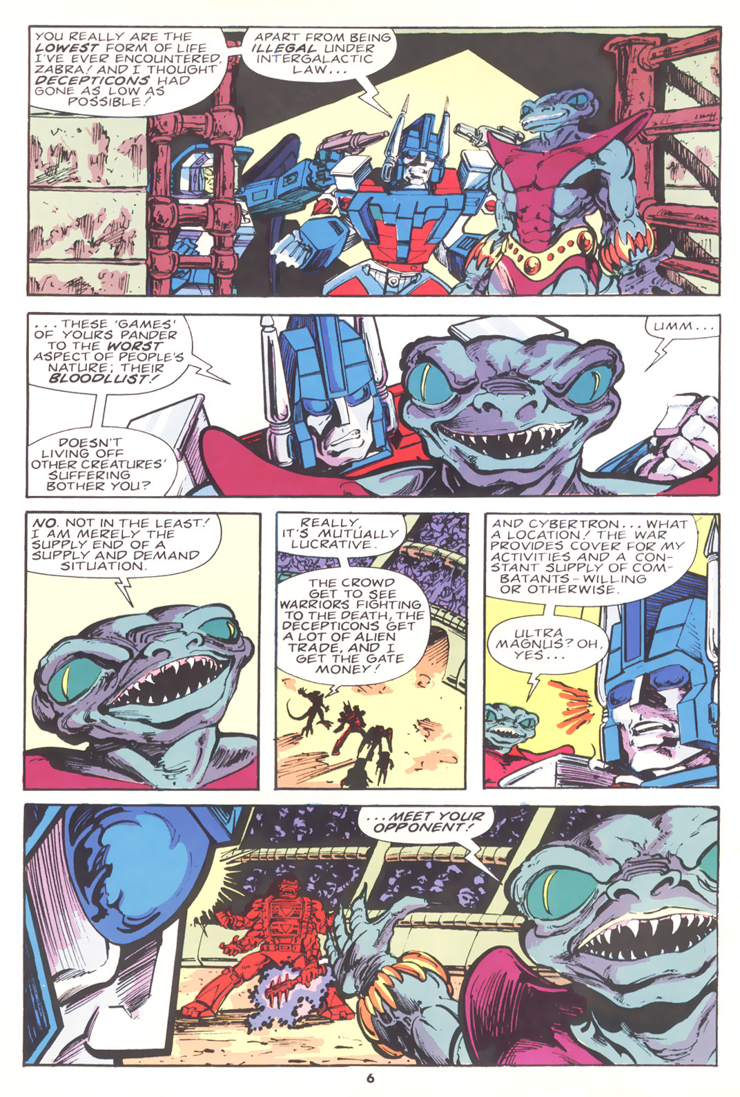 Read online The Transformers (UK) comic -  Issue #171 - 6
