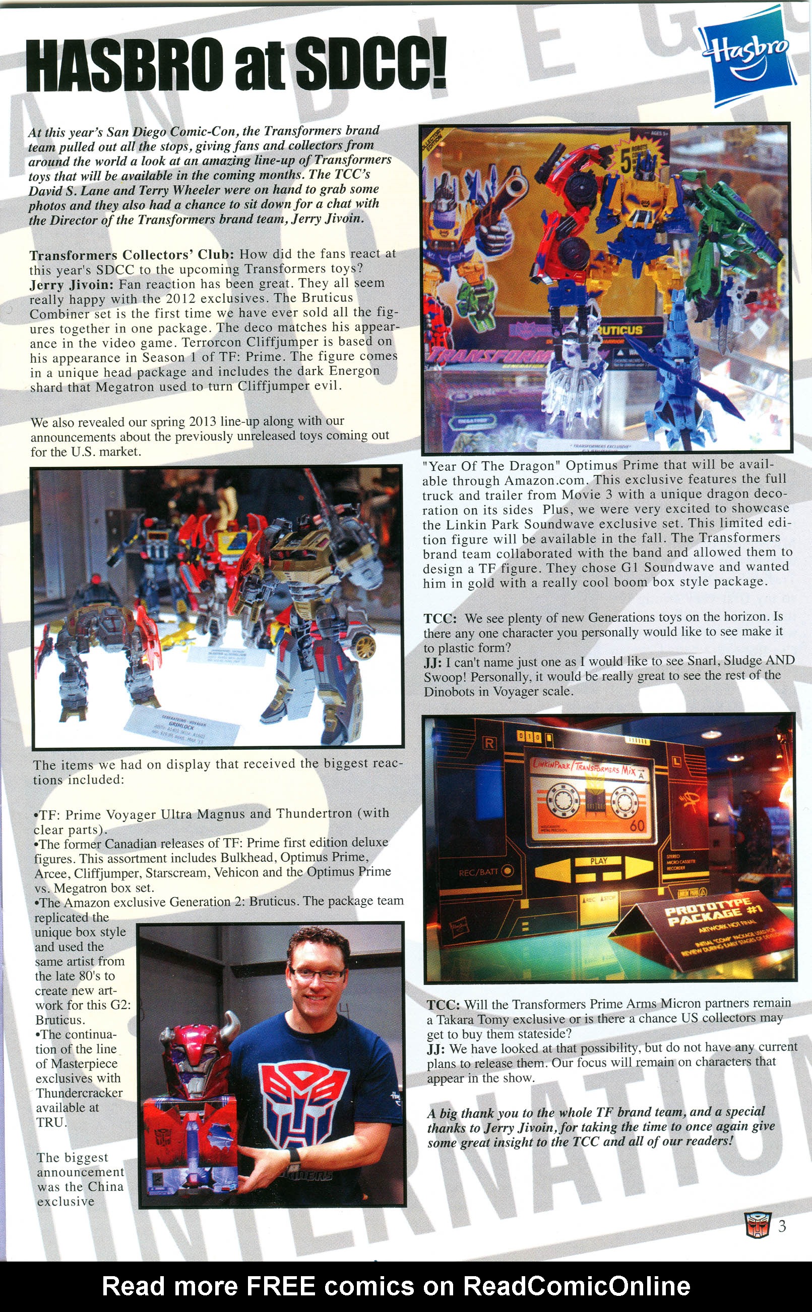 Read online Transformers: Collectors' Club comic -  Issue #46 - 3