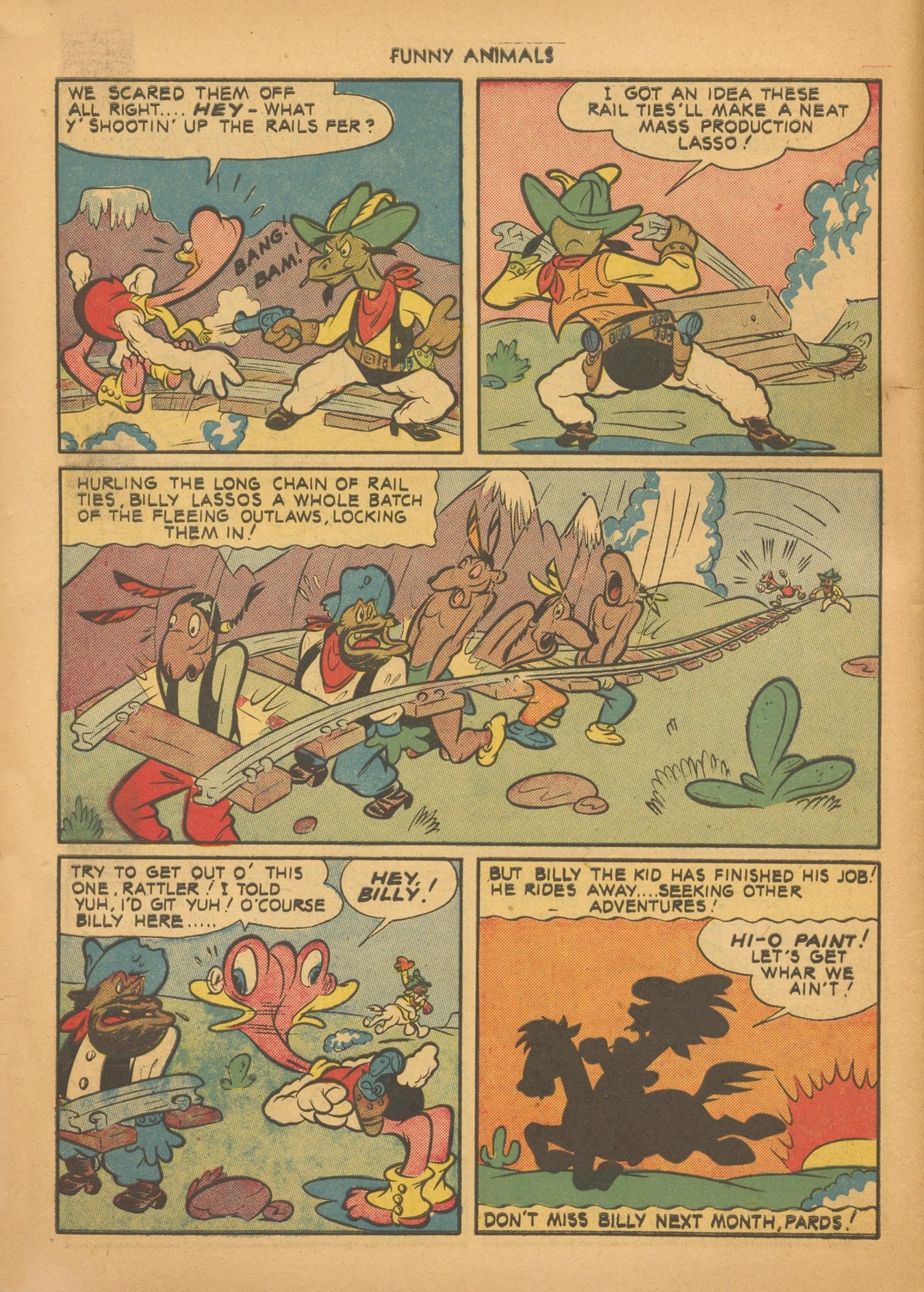Read online Fawcett's Funny Animals comic -  Issue #12 - 52