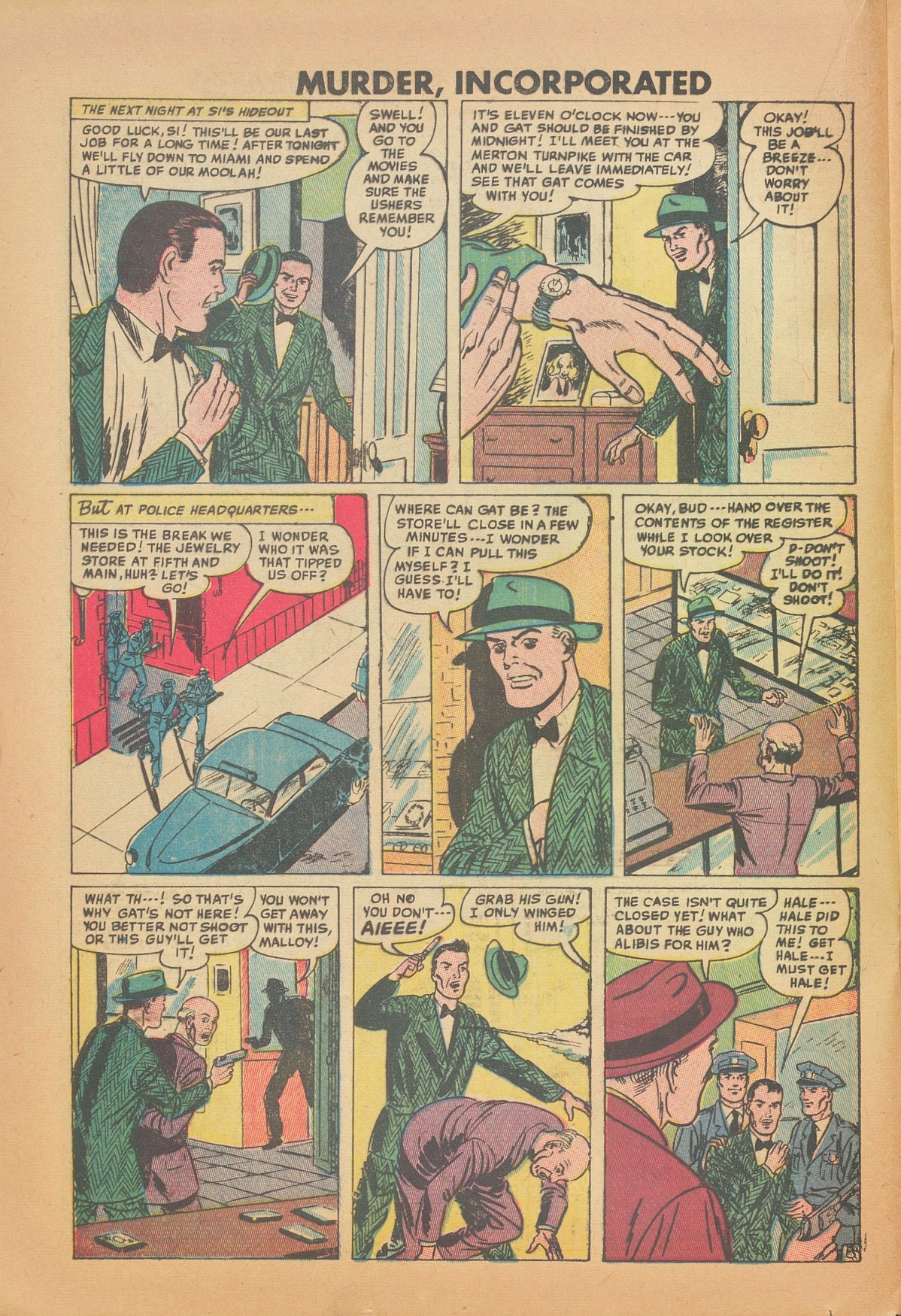 Read online Murder Incorporated (1950) comic -  Issue #2 - 20