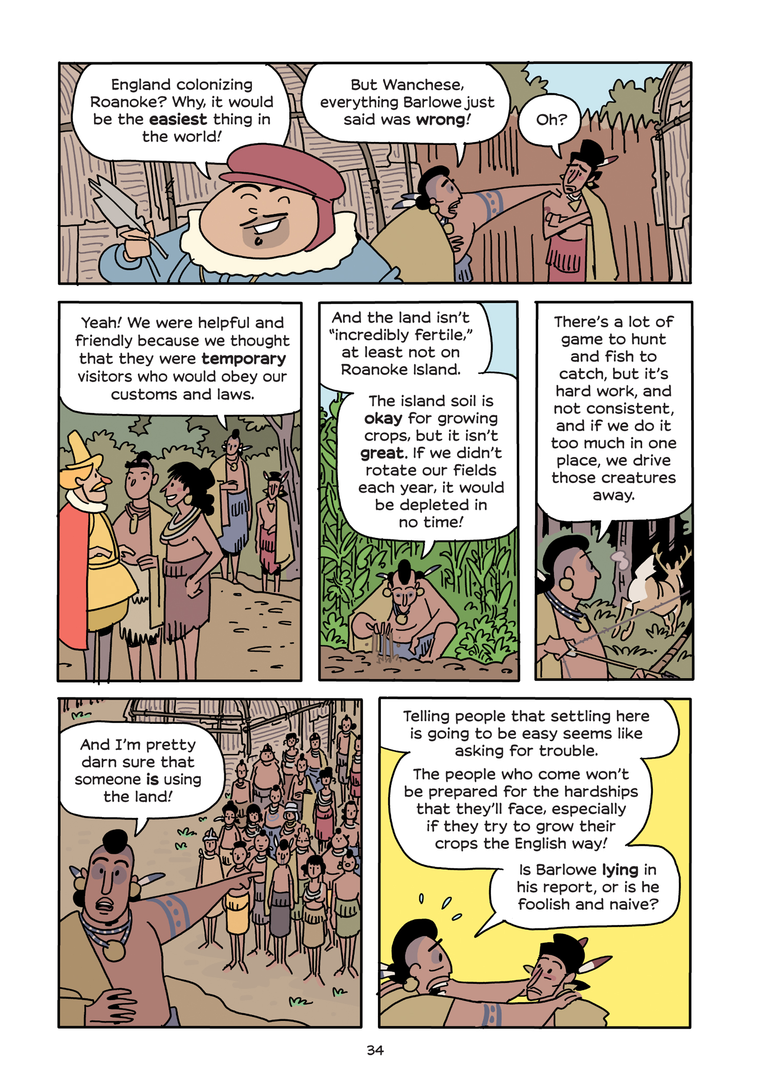 Read online History Comics comic -  Issue # The Roanoke Colony - Americas First Mystery - 42