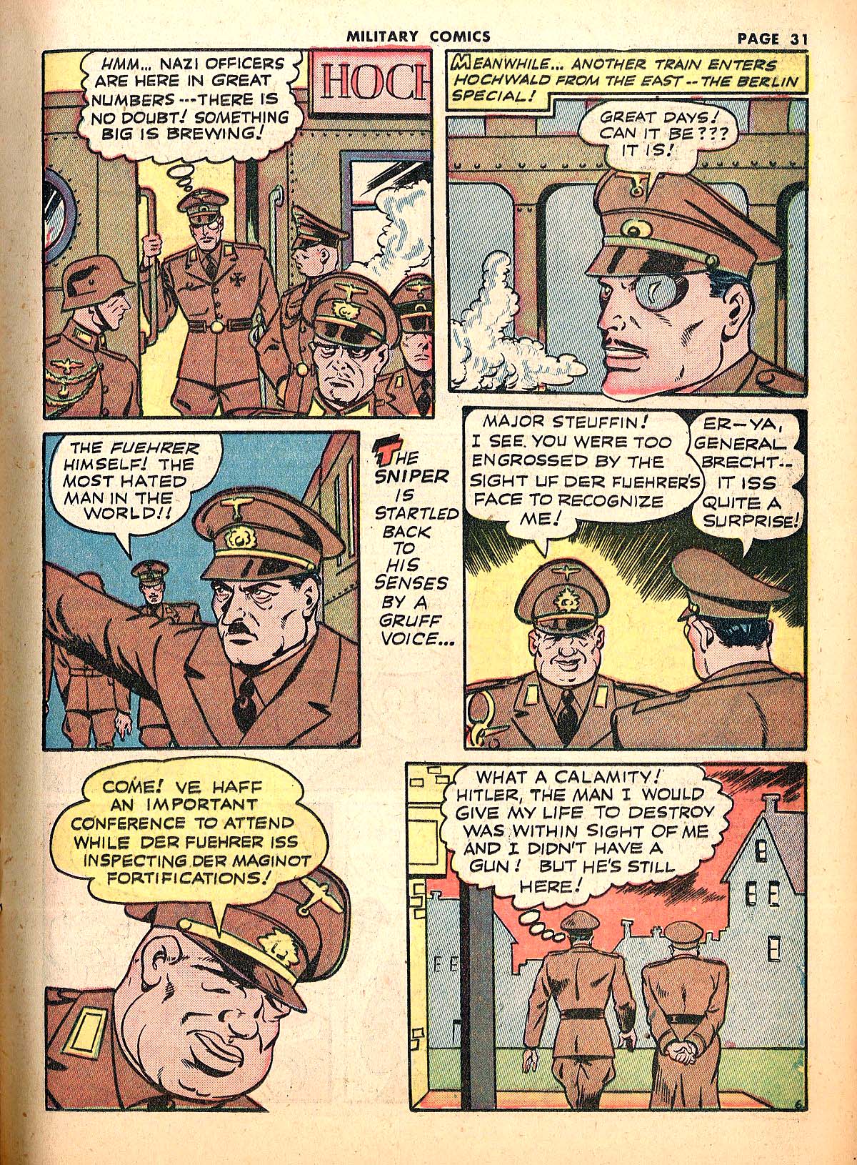 Read online Military Comics comic -  Issue #18 - 33