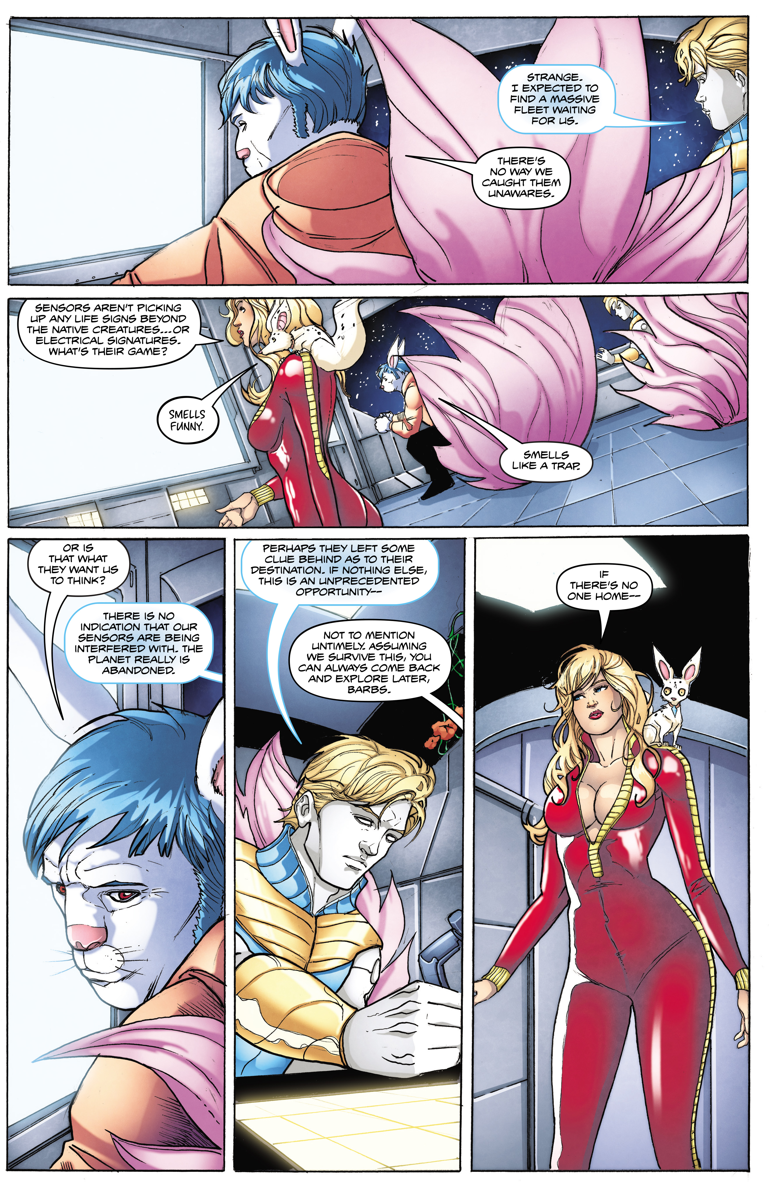 Read online Barbarella: The Center Cannot Hold comic -  Issue #5 - 9