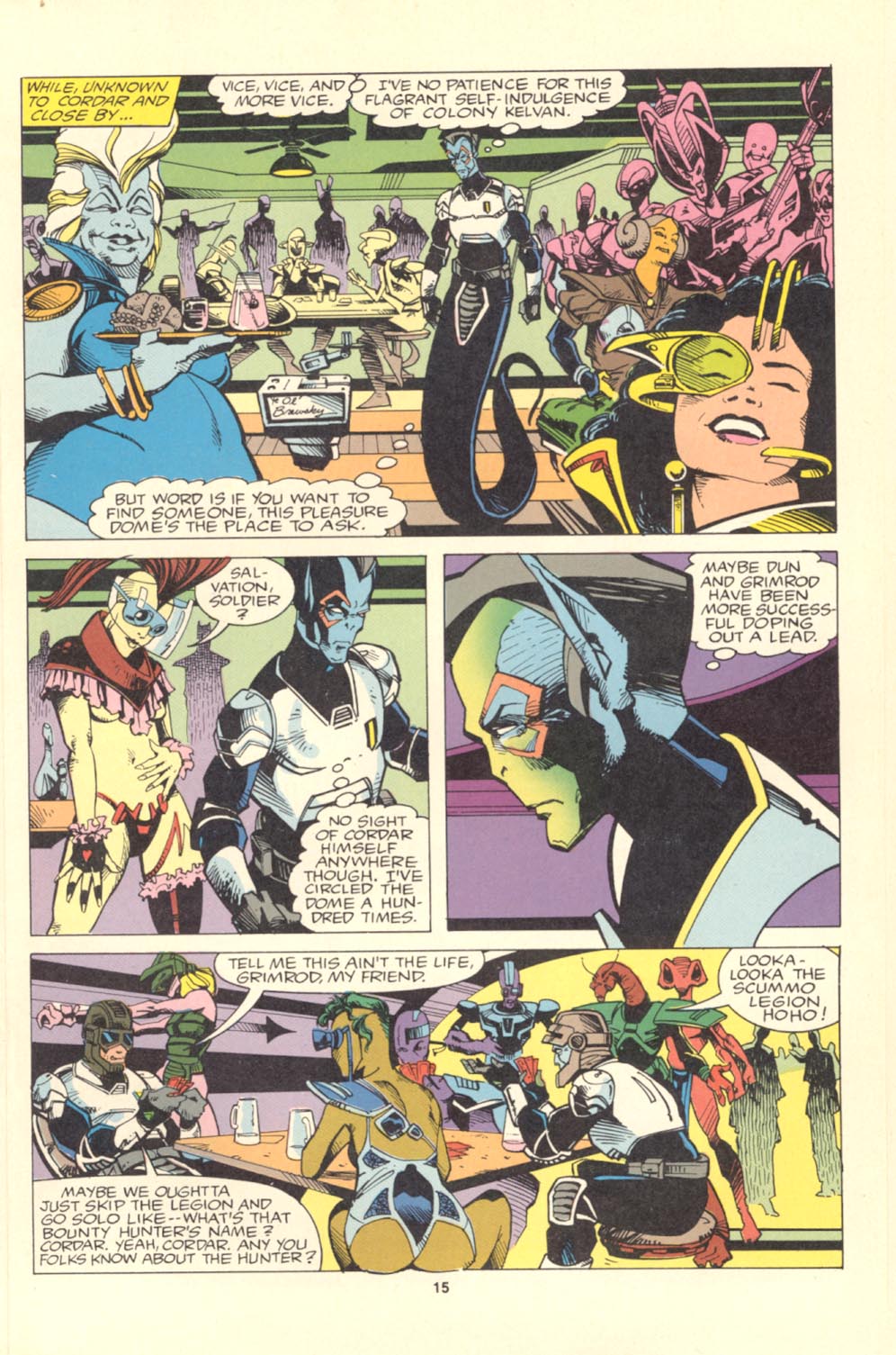 Read online Alien Legion comic -  Issue #14 - 17