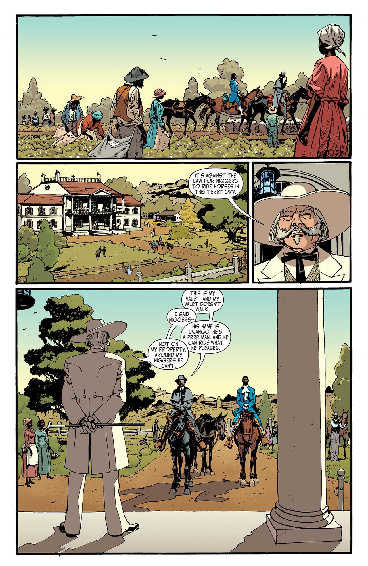 Read online Django Unchained comic -  Issue #1 - 22