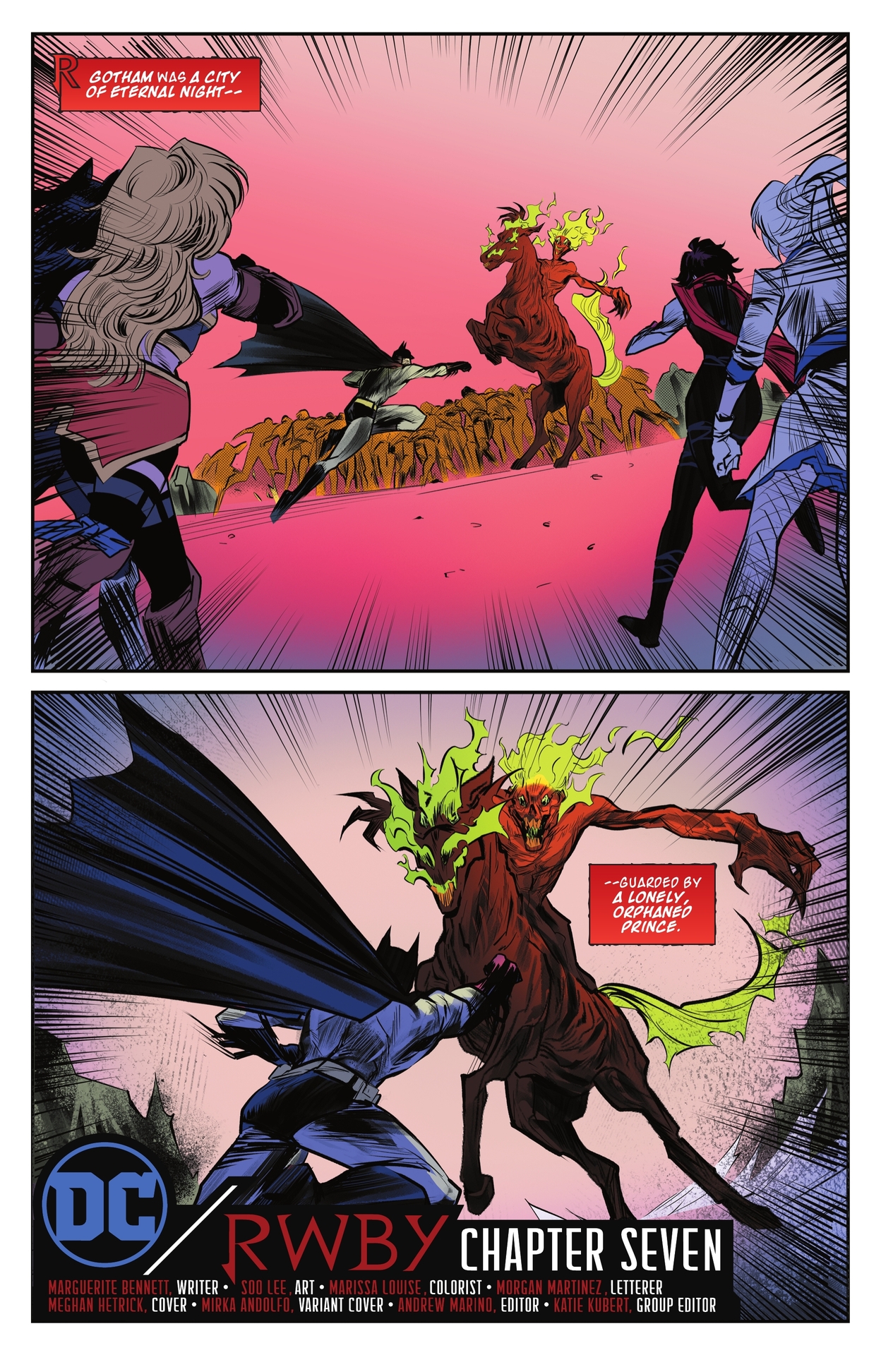 Read online DC/RWBY comic -  Issue #7 - 3