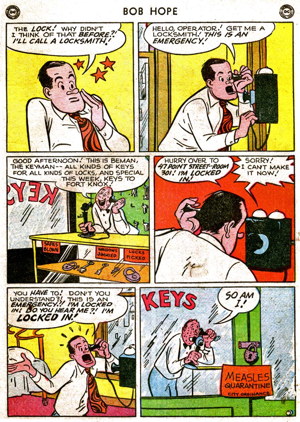 Read online The Adventures of Bob Hope comic -  Issue #1 - 43