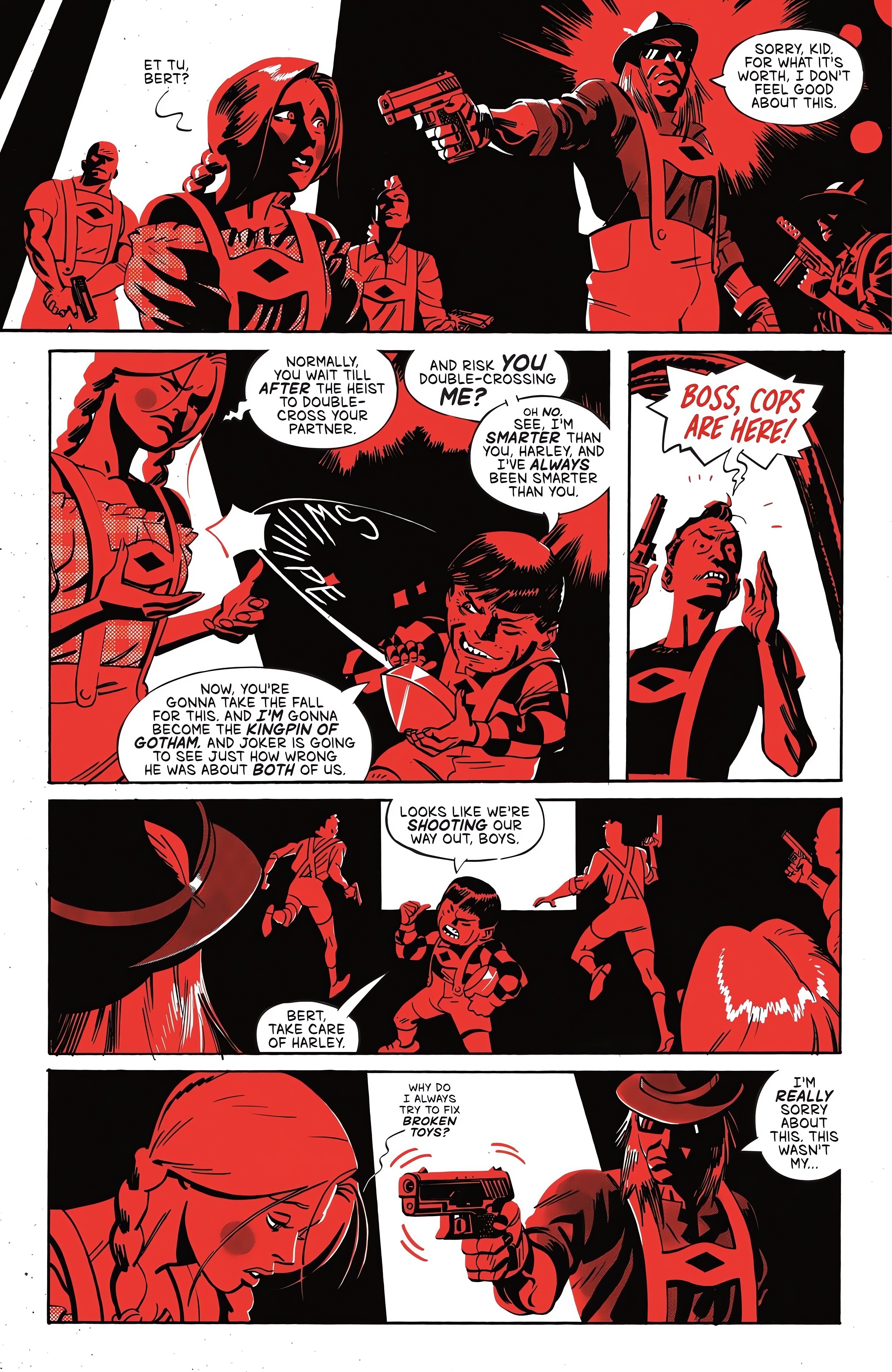 Read online Harley Quinn: Black   White   Redder comic -  Issue #1 - 35