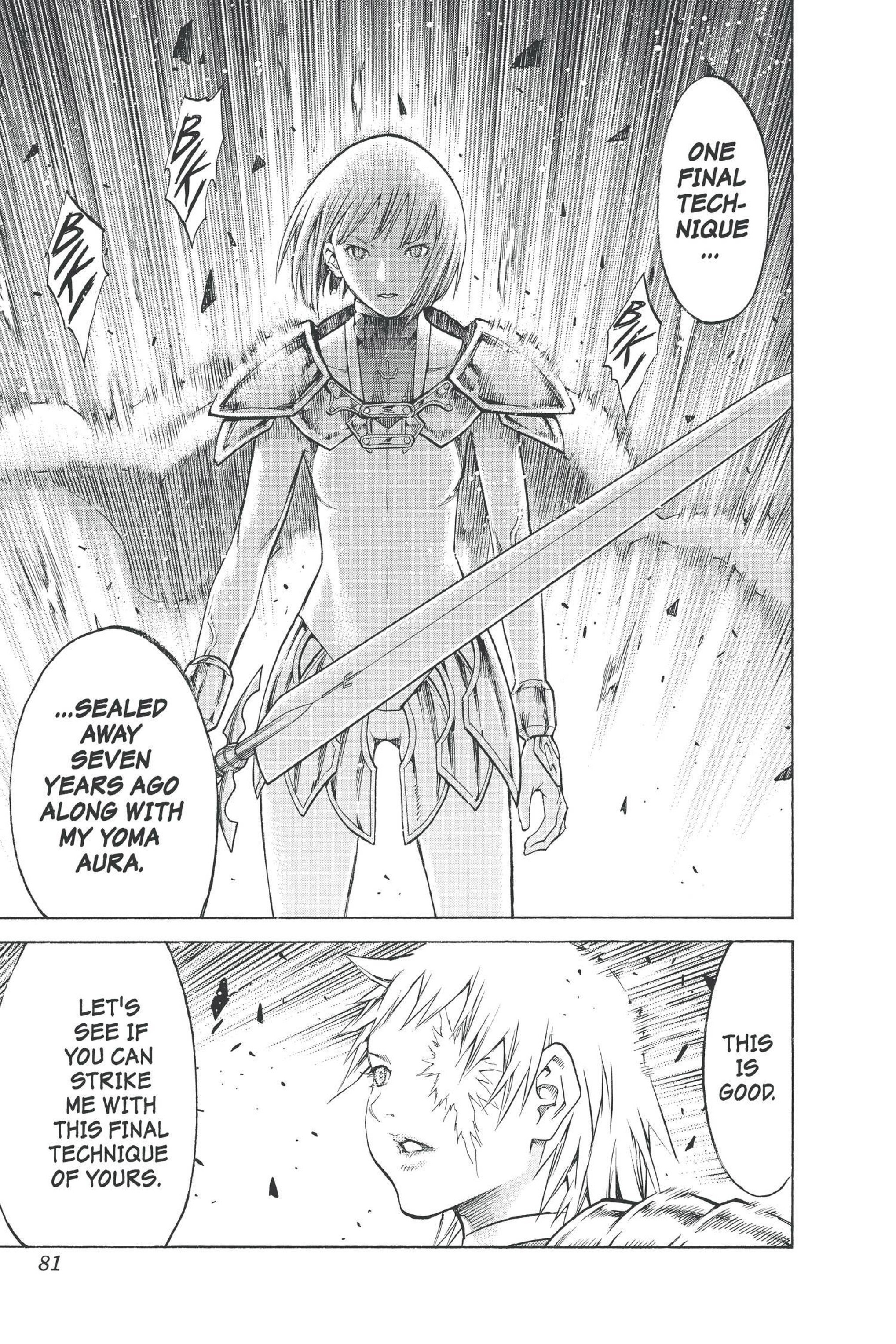 Read online Claymore comic -  Issue #17 - 77