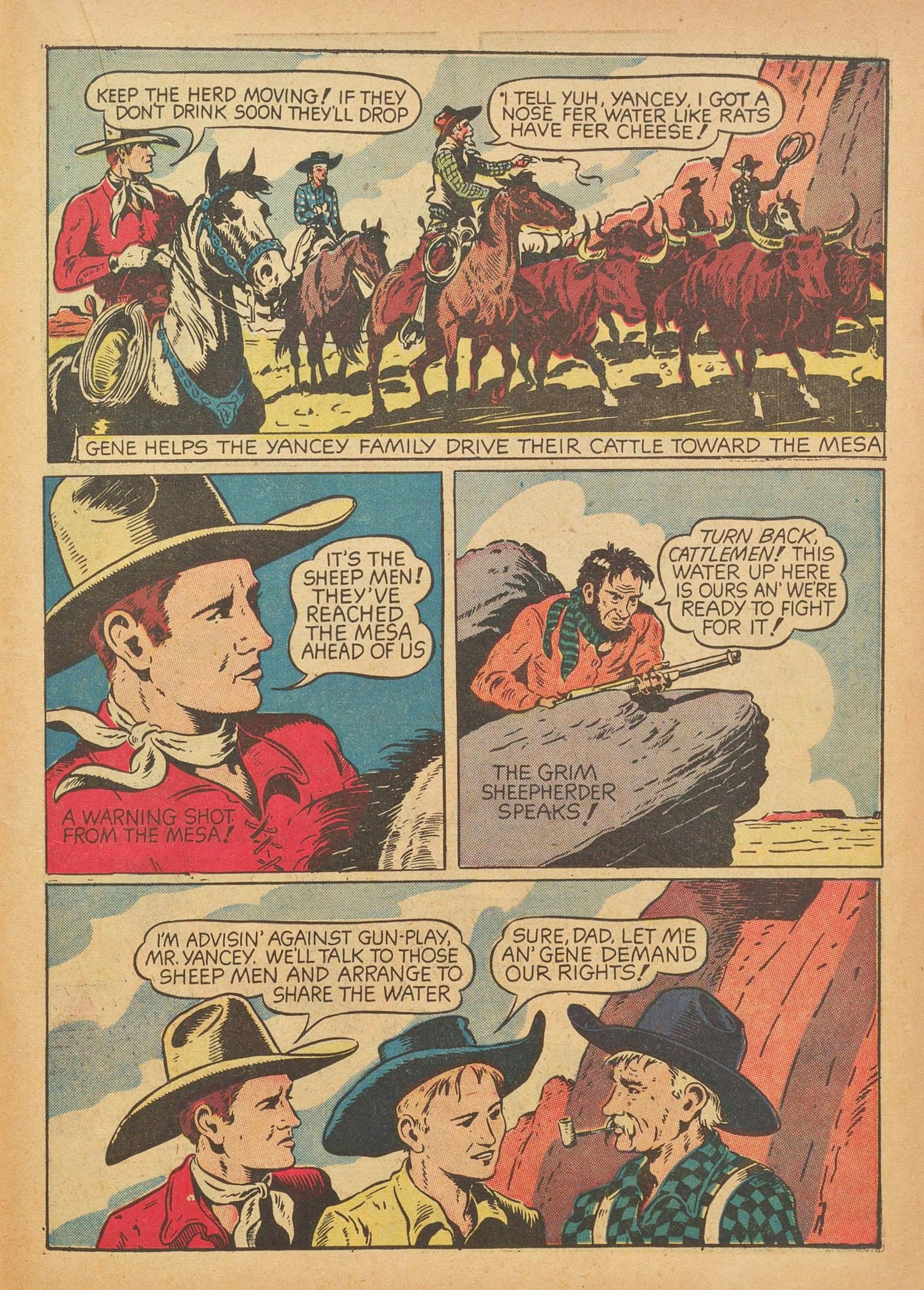 Read online Gene Autry Comics comic -  Issue #2 - 43
