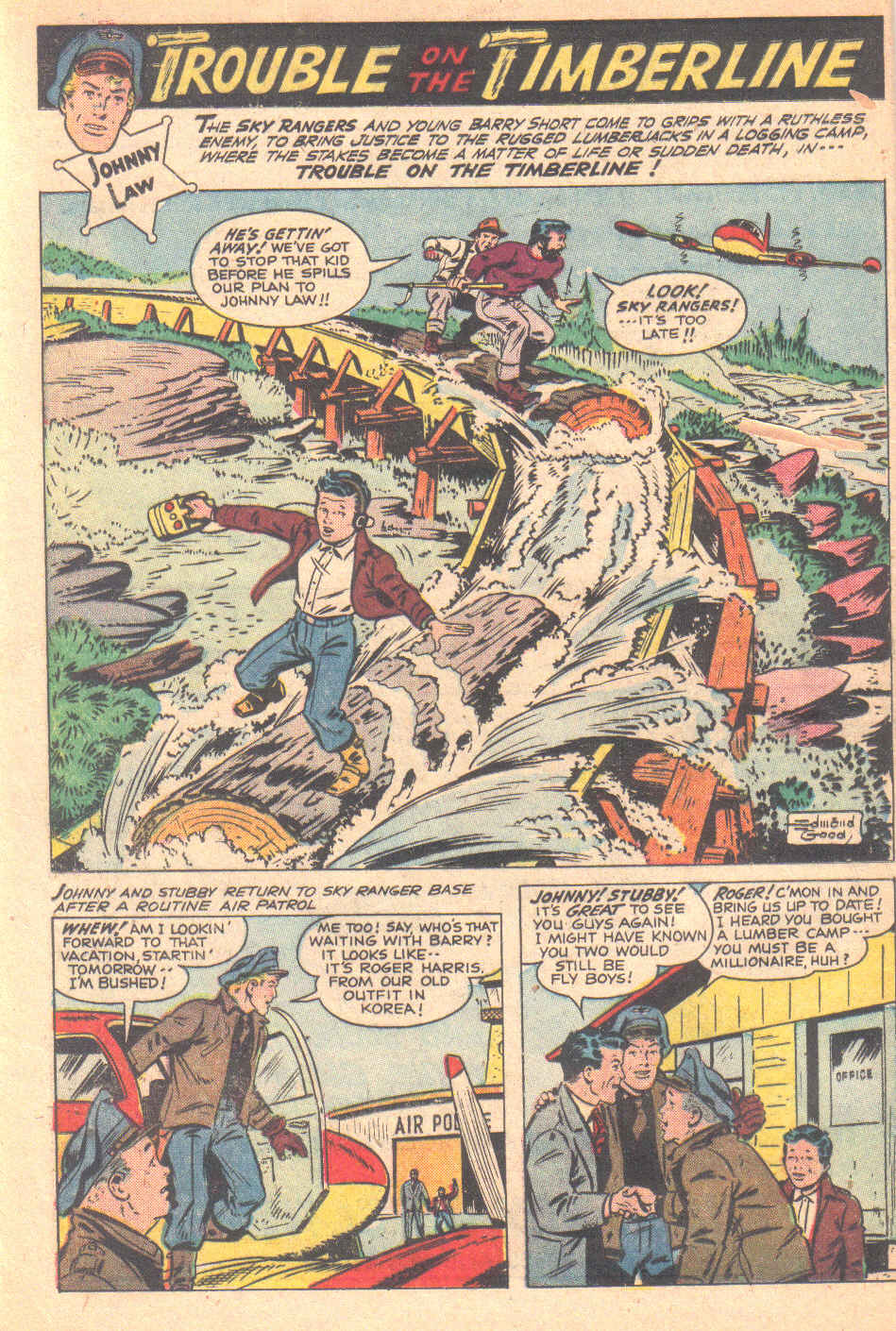 Read online Johnny Law Sky Ranger Adventures comic -  Issue #2 - 12