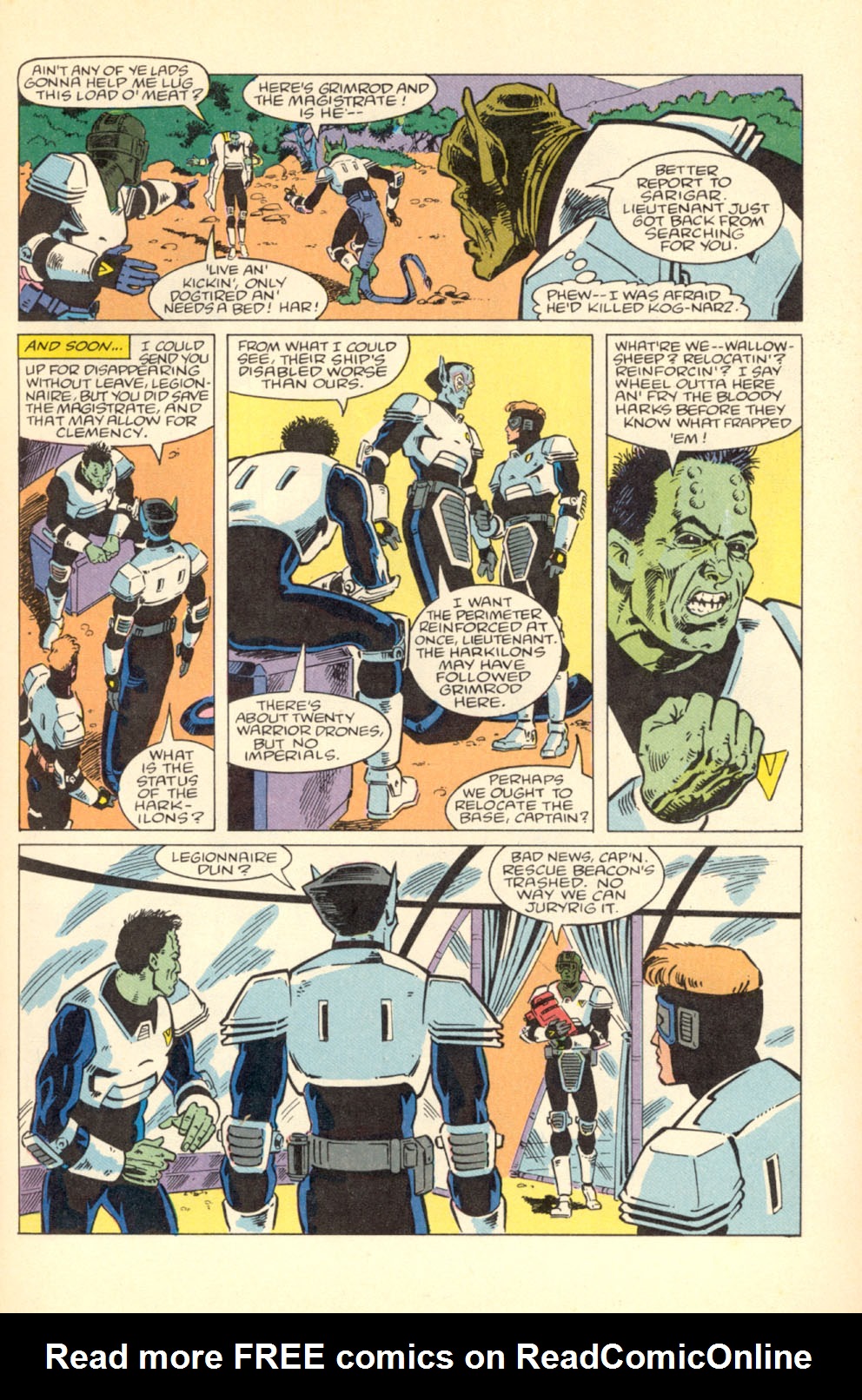 Read online Alien Legion comic -  Issue #8 - 31