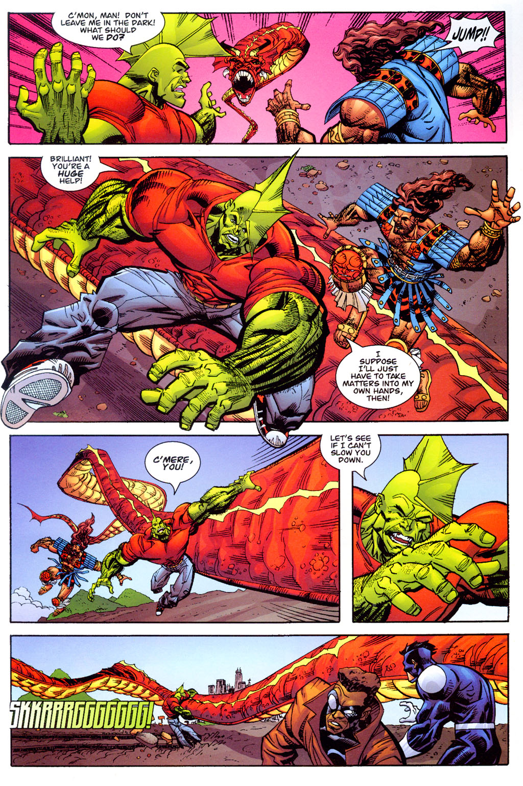 Read online Savage Dragon: God War comic -  Issue #3 - 5