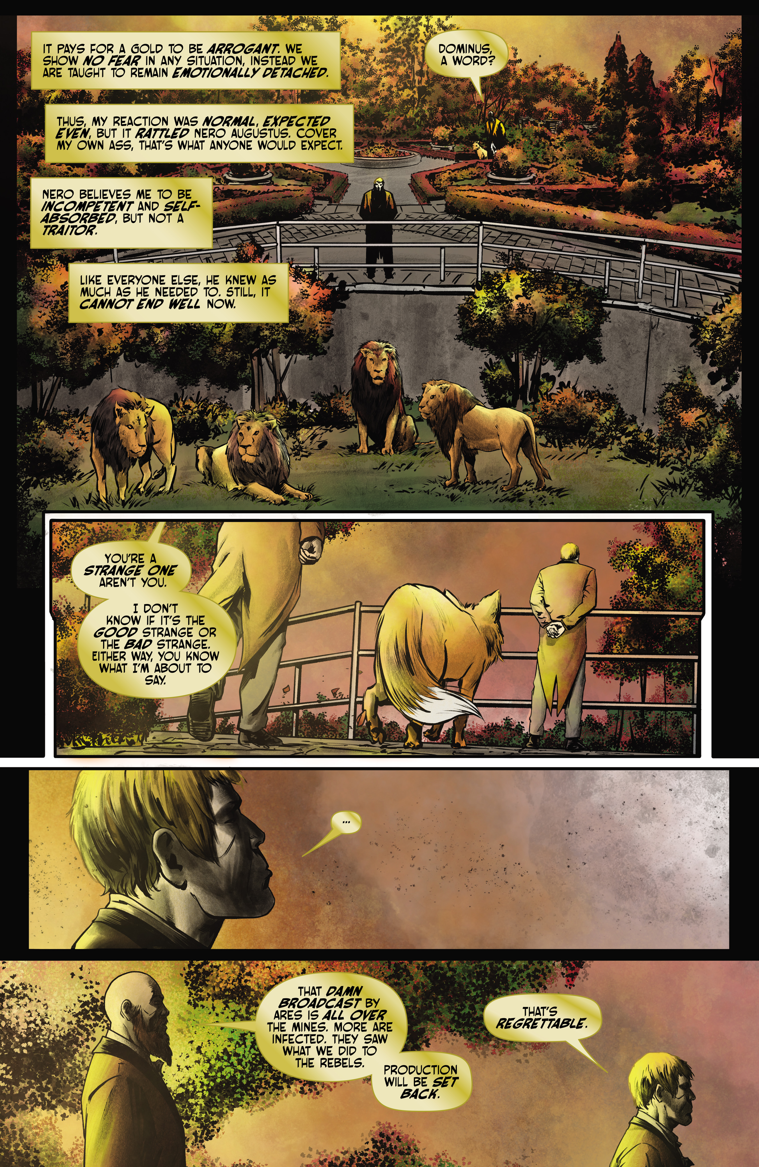 Read online Pierce Brown's Red Rising: Sons of Ares: Forbidden Song comic -  Issue # TPB - 110