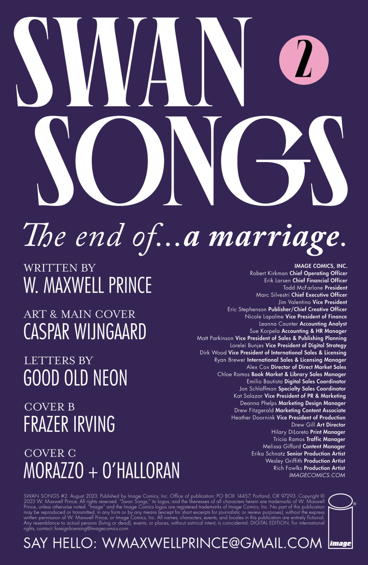 Read online Swan Songs comic -  Issue #2 - 2