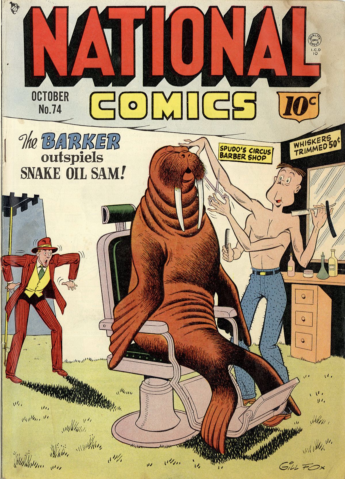 Read online National Comics comic -  Issue #74 - 1