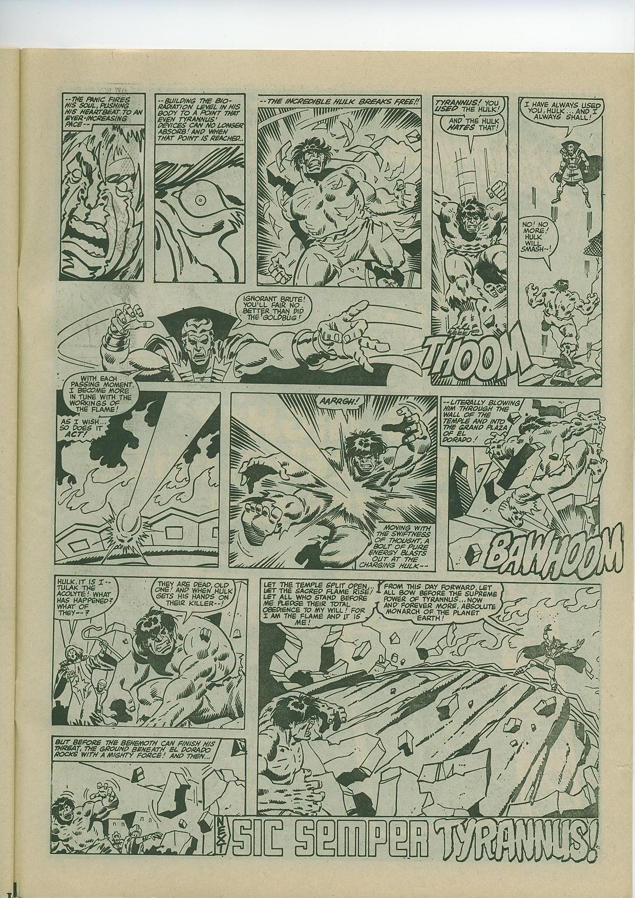 Read online The Incredible Hulk Weekly comic -  Issue #48 - 31