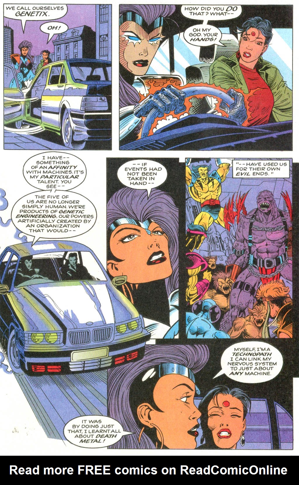 Read online Death Metal vs. Genetix comic -  Issue #2 - 14