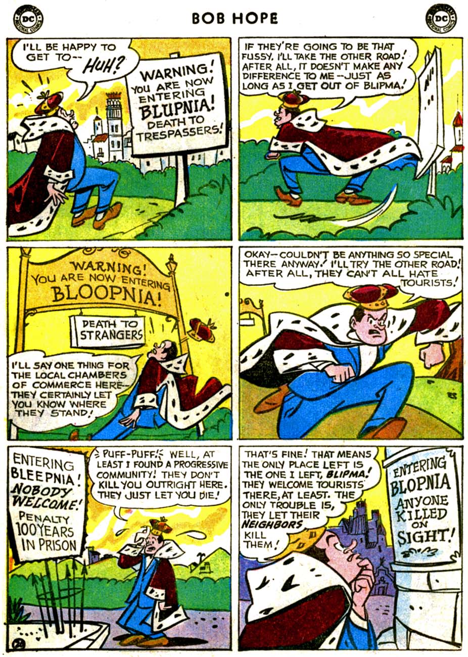 Read online The Adventures of Bob Hope comic -  Issue #58 - 25