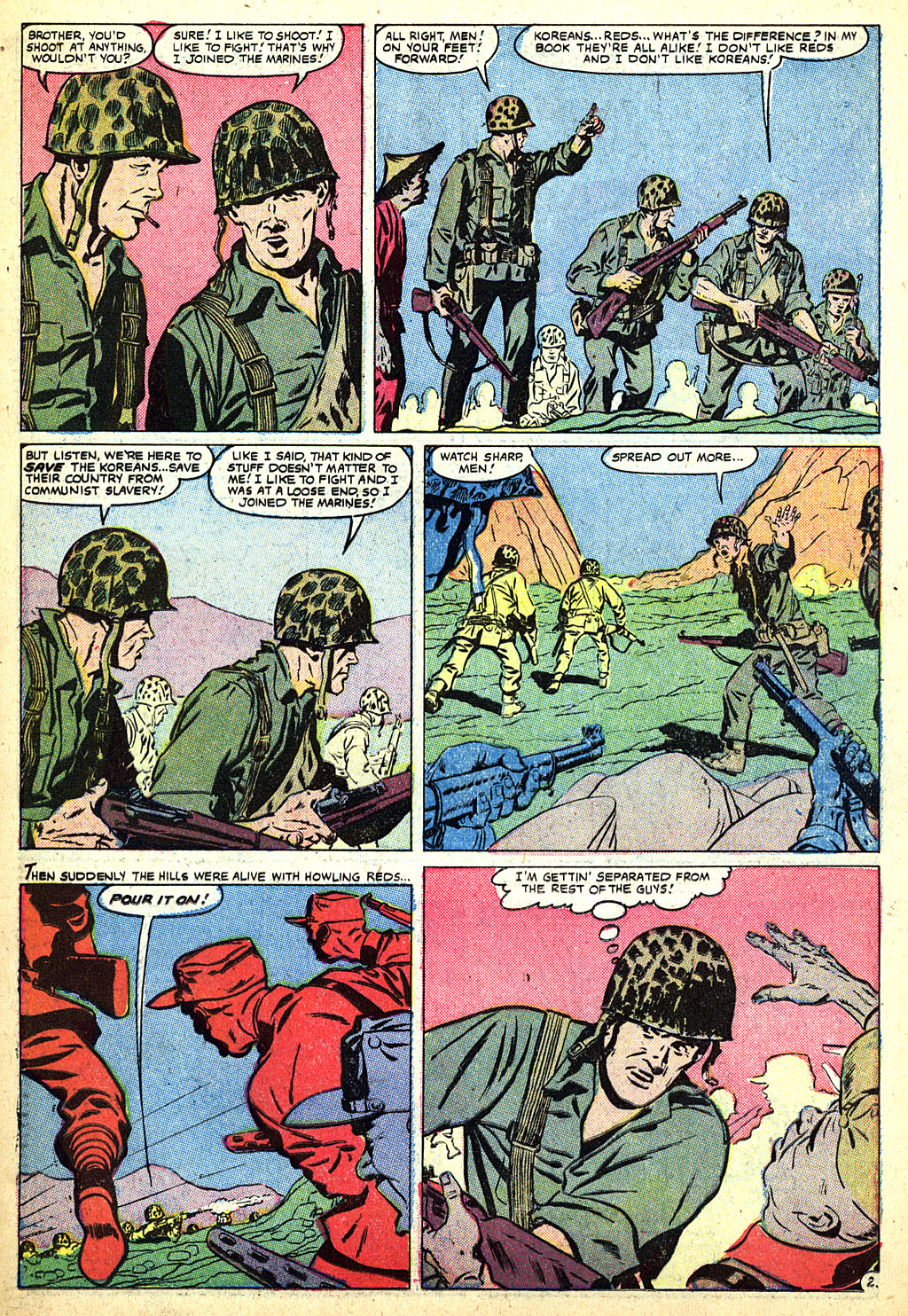 Read online Marines in Action comic -  Issue #14 - 11