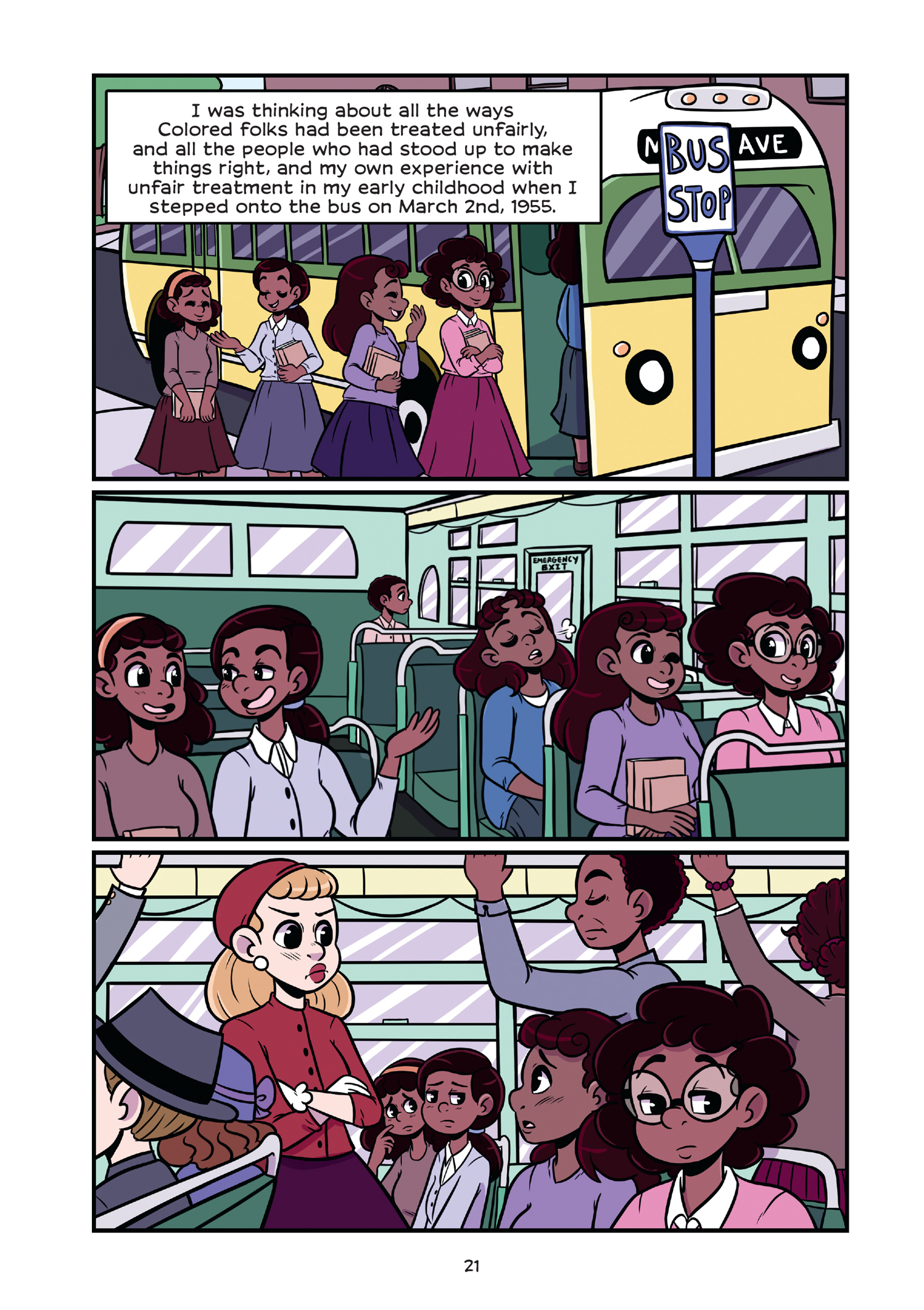 Read online History Comics comic -  Issue # Rosa Parks & Claudette Colvin - Civil Rights Heroes - 27