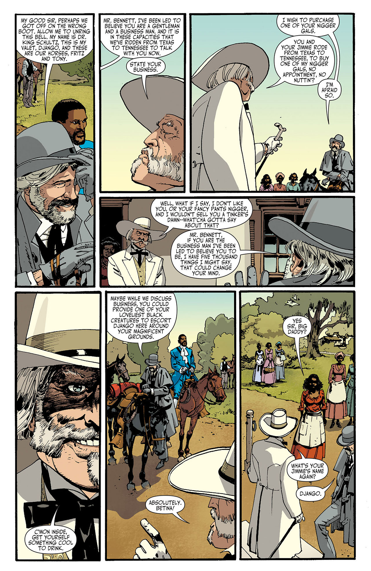 Read online Django Unchained comic -  Issue #1 - 23