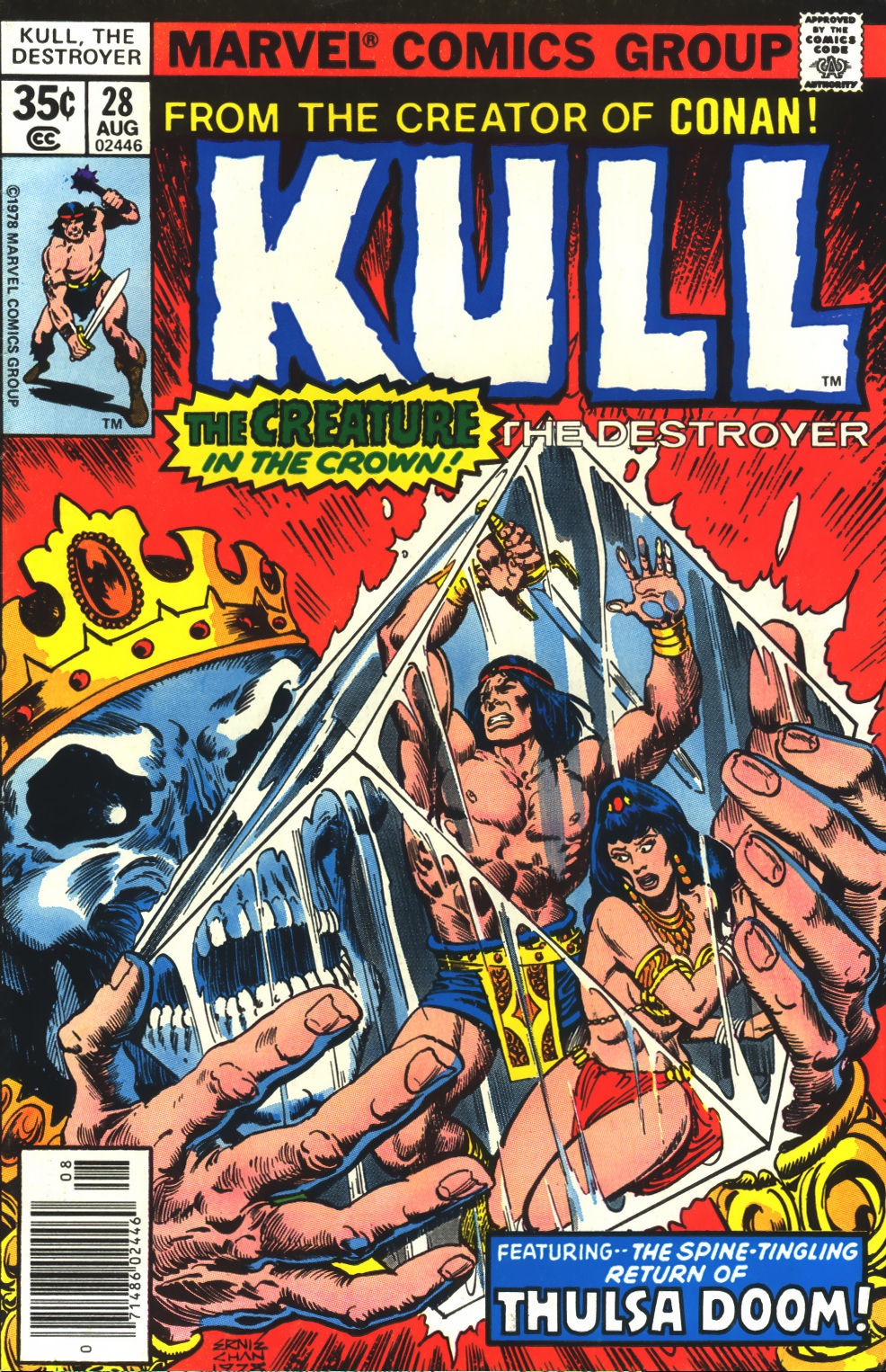 Read online Kull The Destroyer comic -  Issue #28 - 1