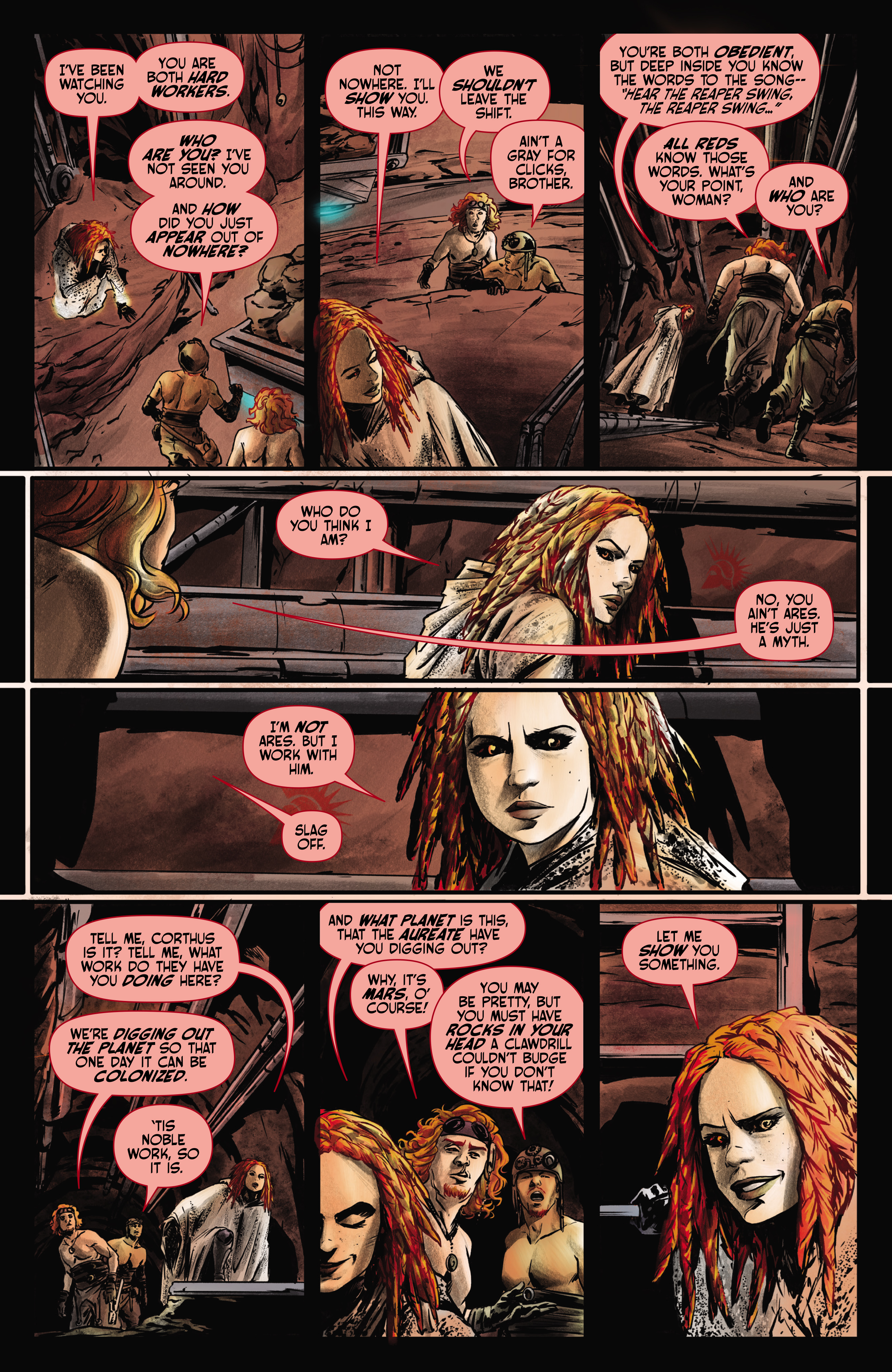 Read online Pierce Brown's Red Rising: Sons of Ares: Forbidden Song comic -  Issue # TPB - 47