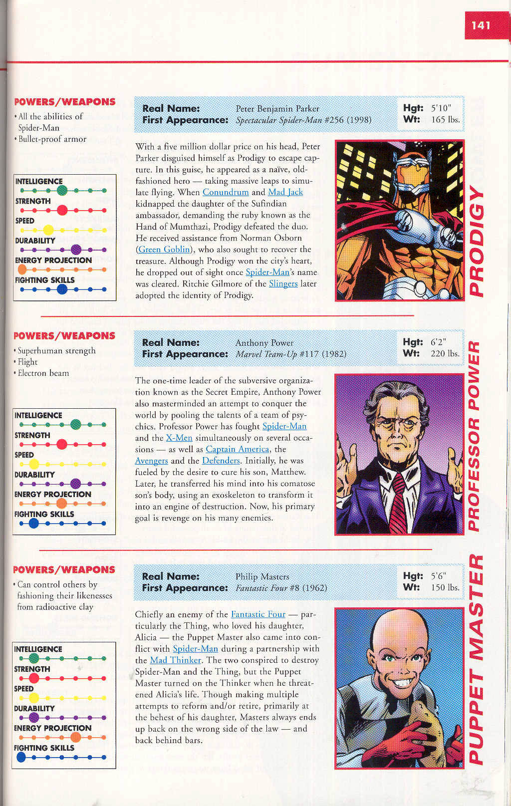 Read online Marvel Encyclopedia comic -  Issue # TPB 4 - 140