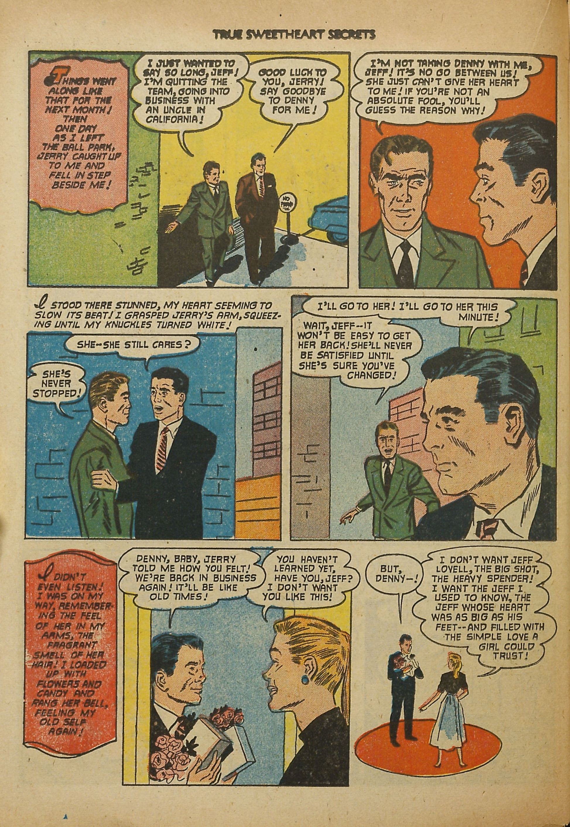 Read online True Sweetheart Secrets comic -  Issue #9 - 22