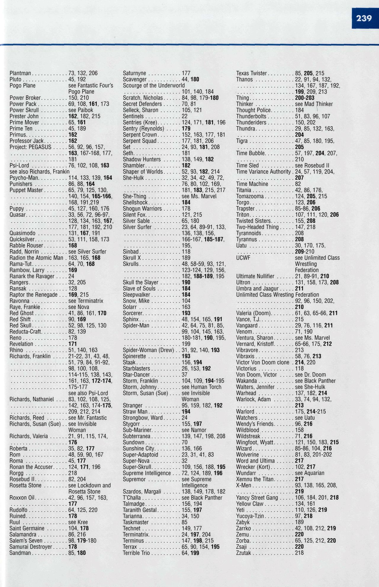 Read online Marvel Encyclopedia comic -  Issue # TPB 6 - 242