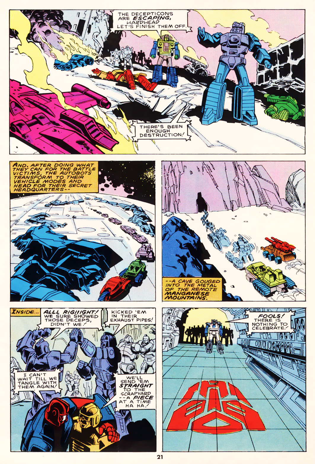 Read online The Transformers (UK) comic -  Issue #130 - 19