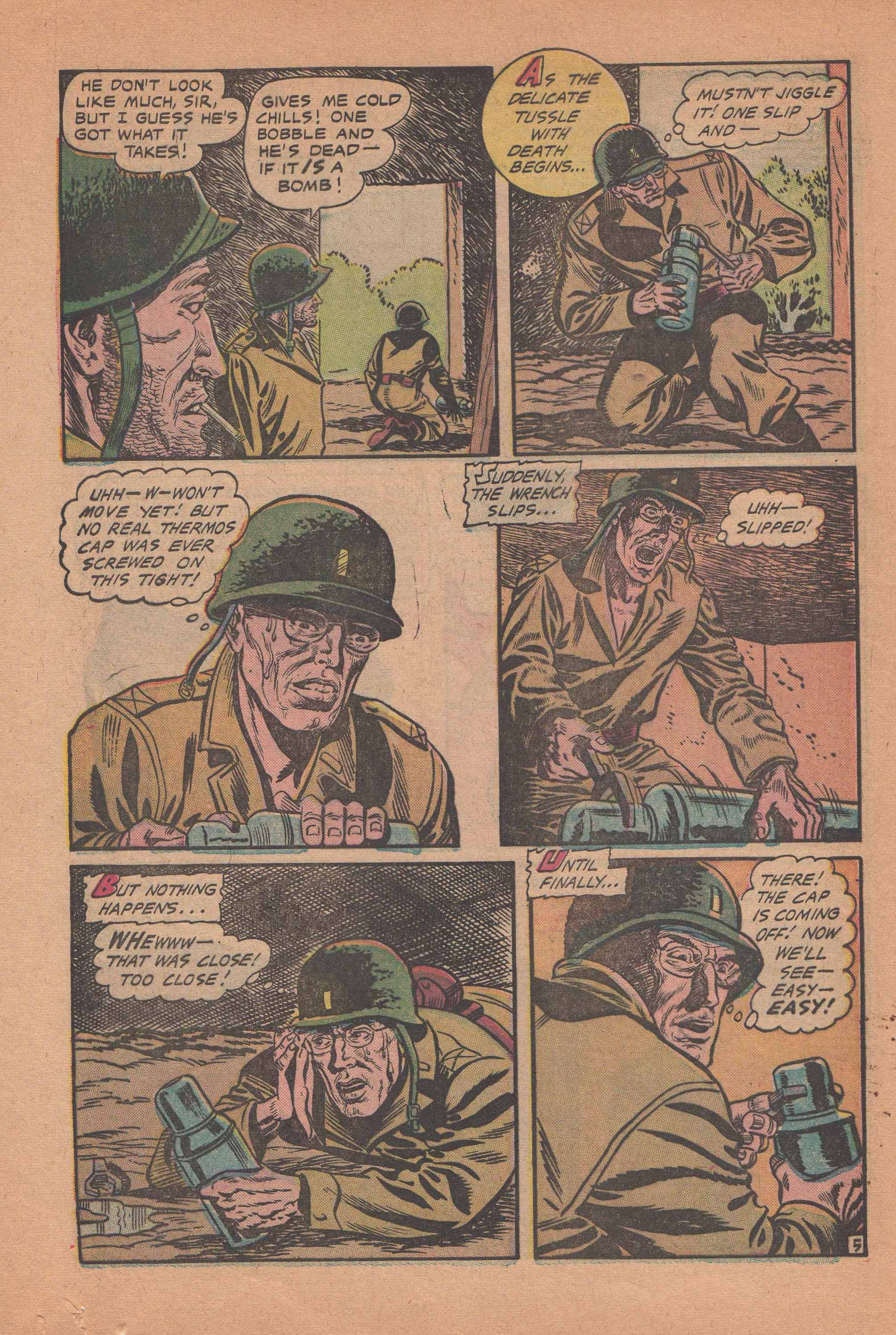 Read online Men in Action (1957) comic -  Issue #2 - 9