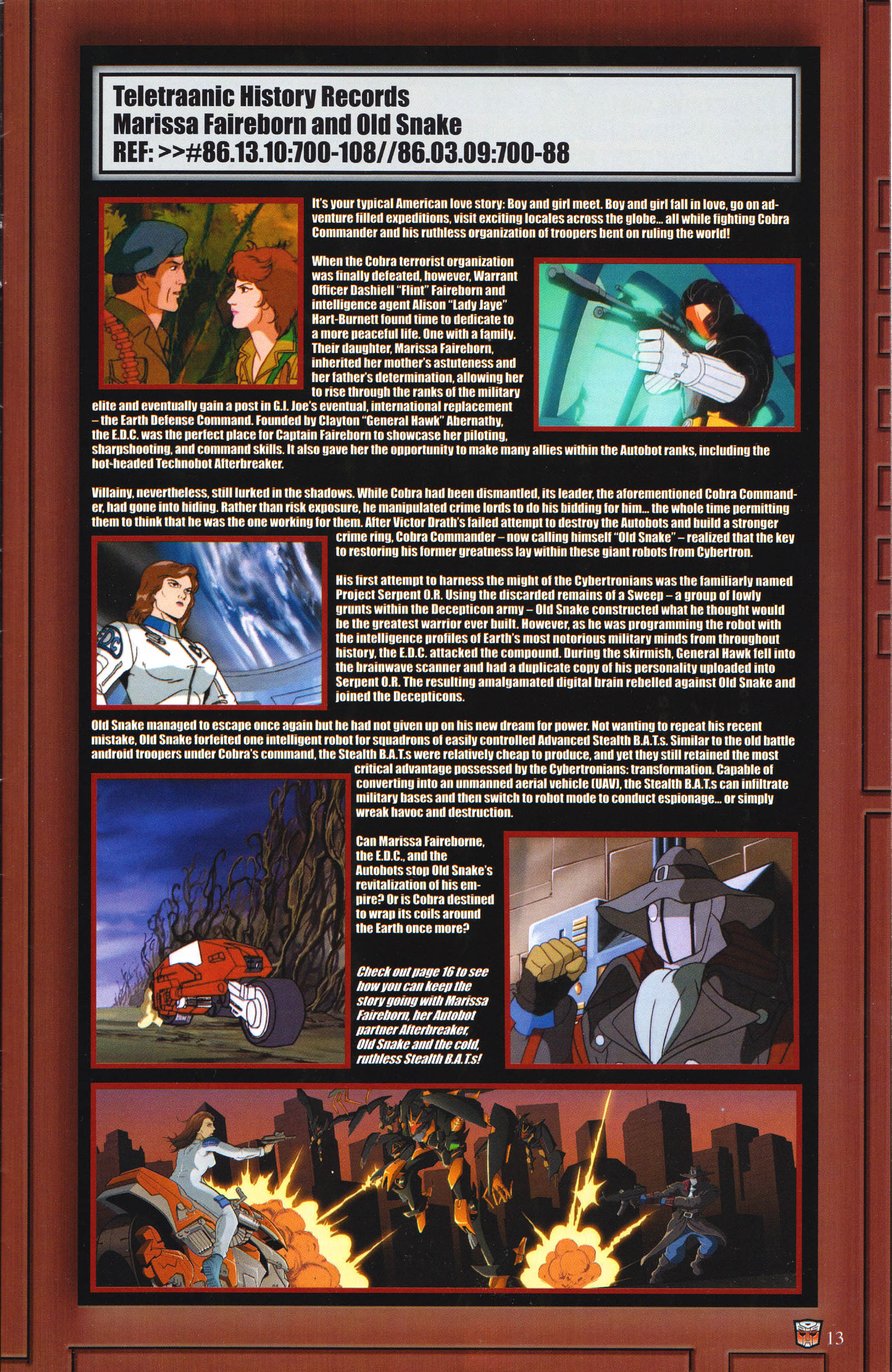 Read online Transformers: Collectors' Club comic -  Issue #65 - 13