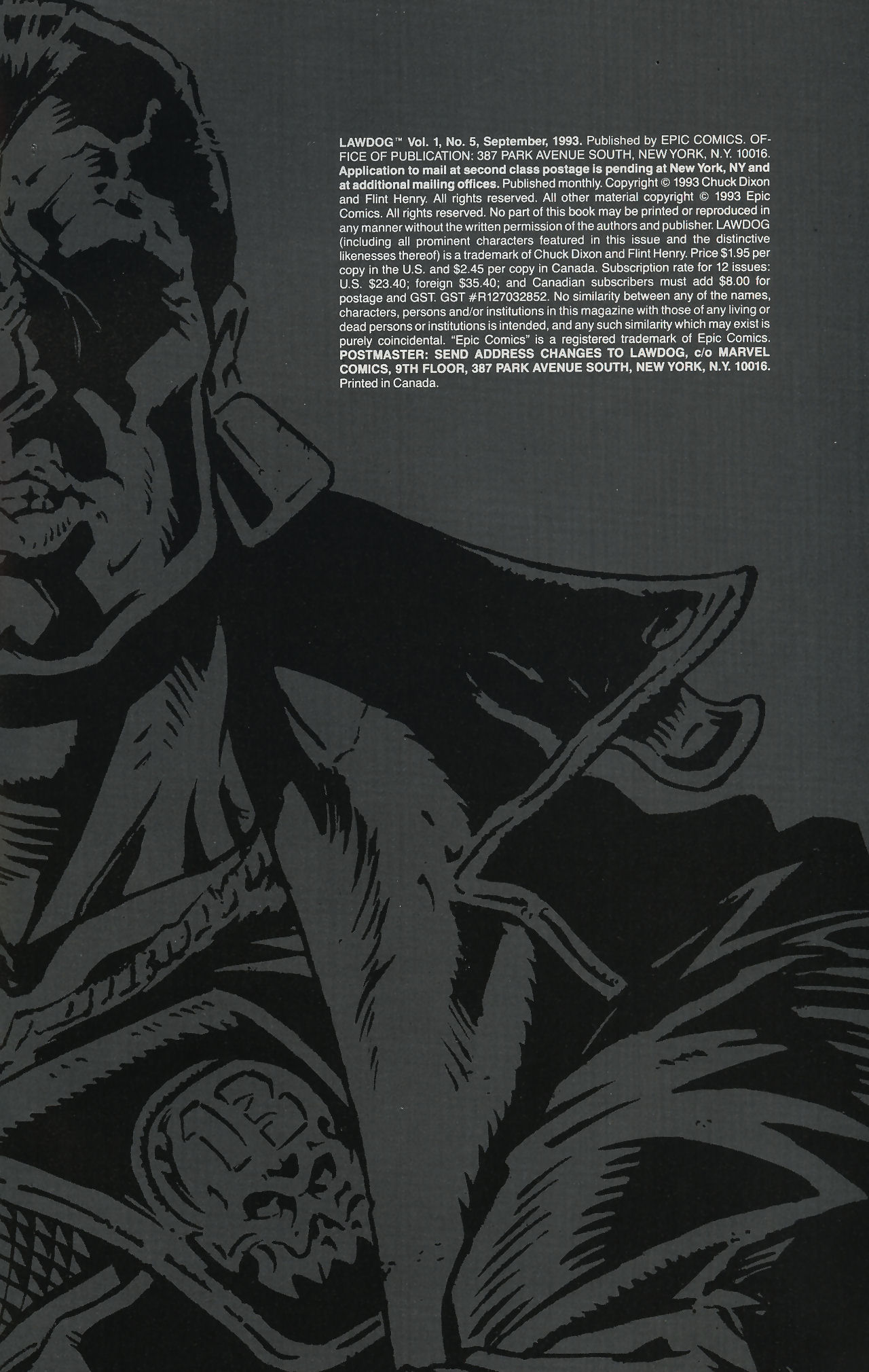 Read online Lawdog comic -  Issue #5 - 35