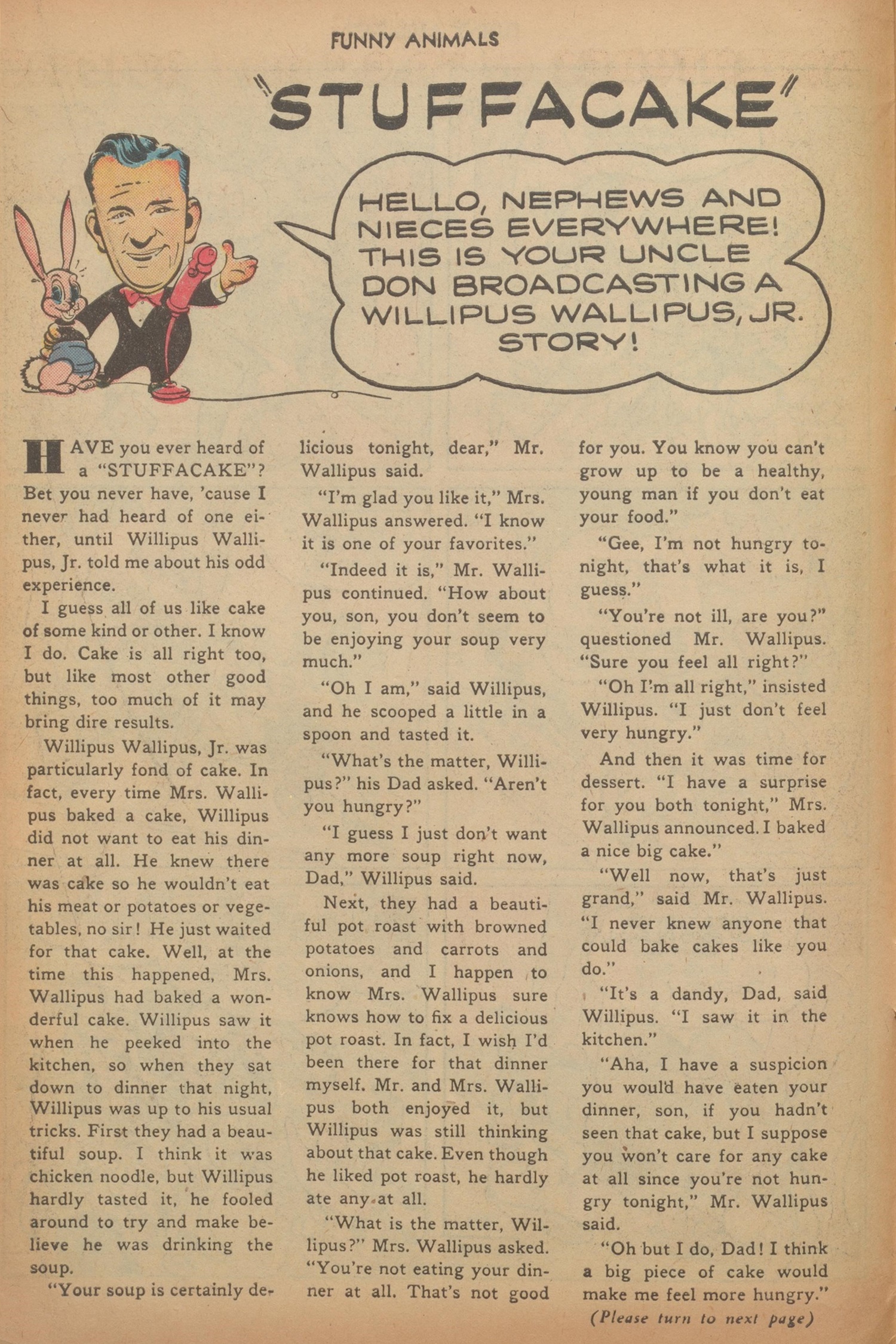 Read online Fawcett's Funny Animals comic -  Issue #51 - 10