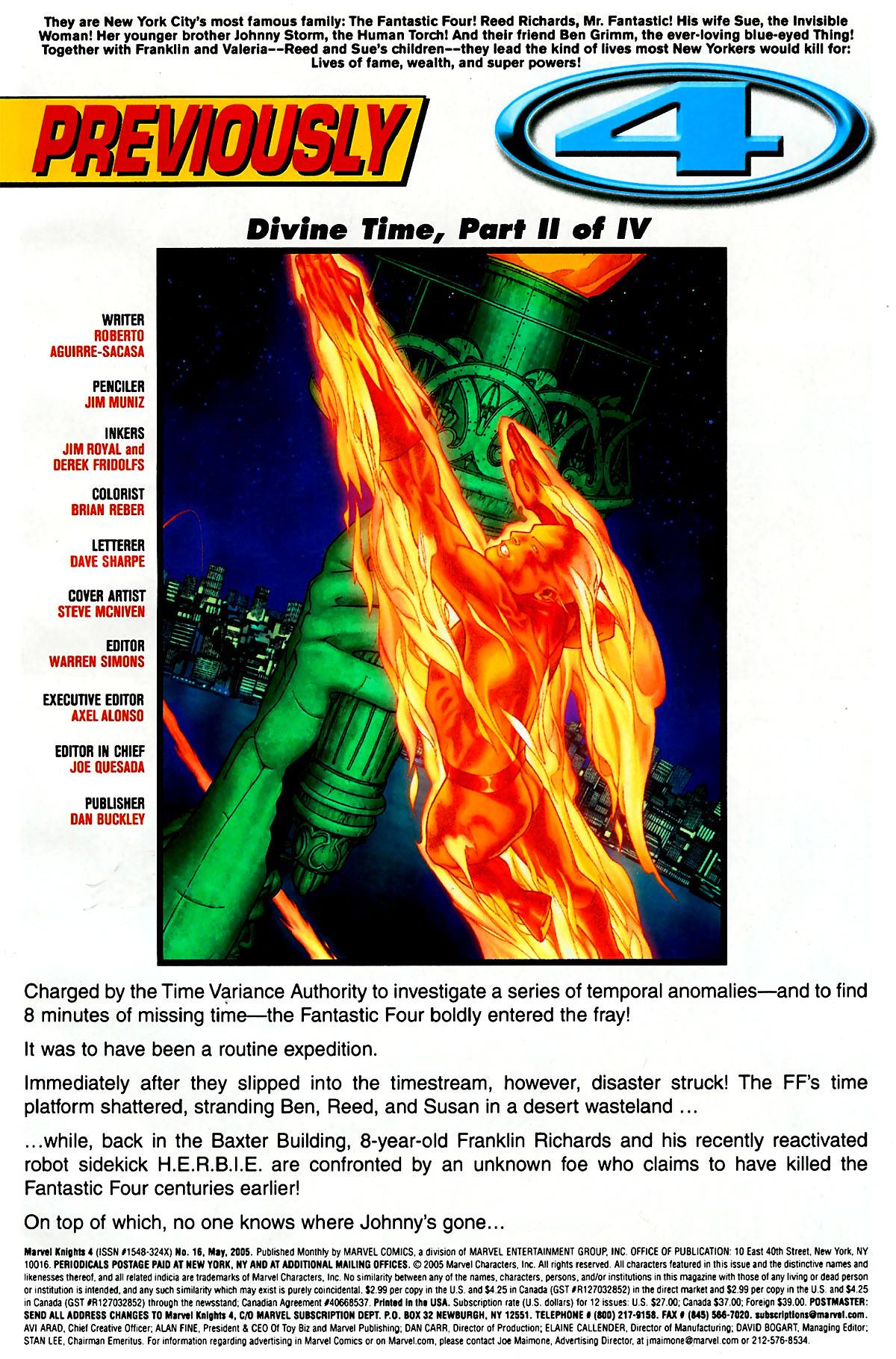 Read online Marvel Knights 4 comic -  Issue #16 - 2