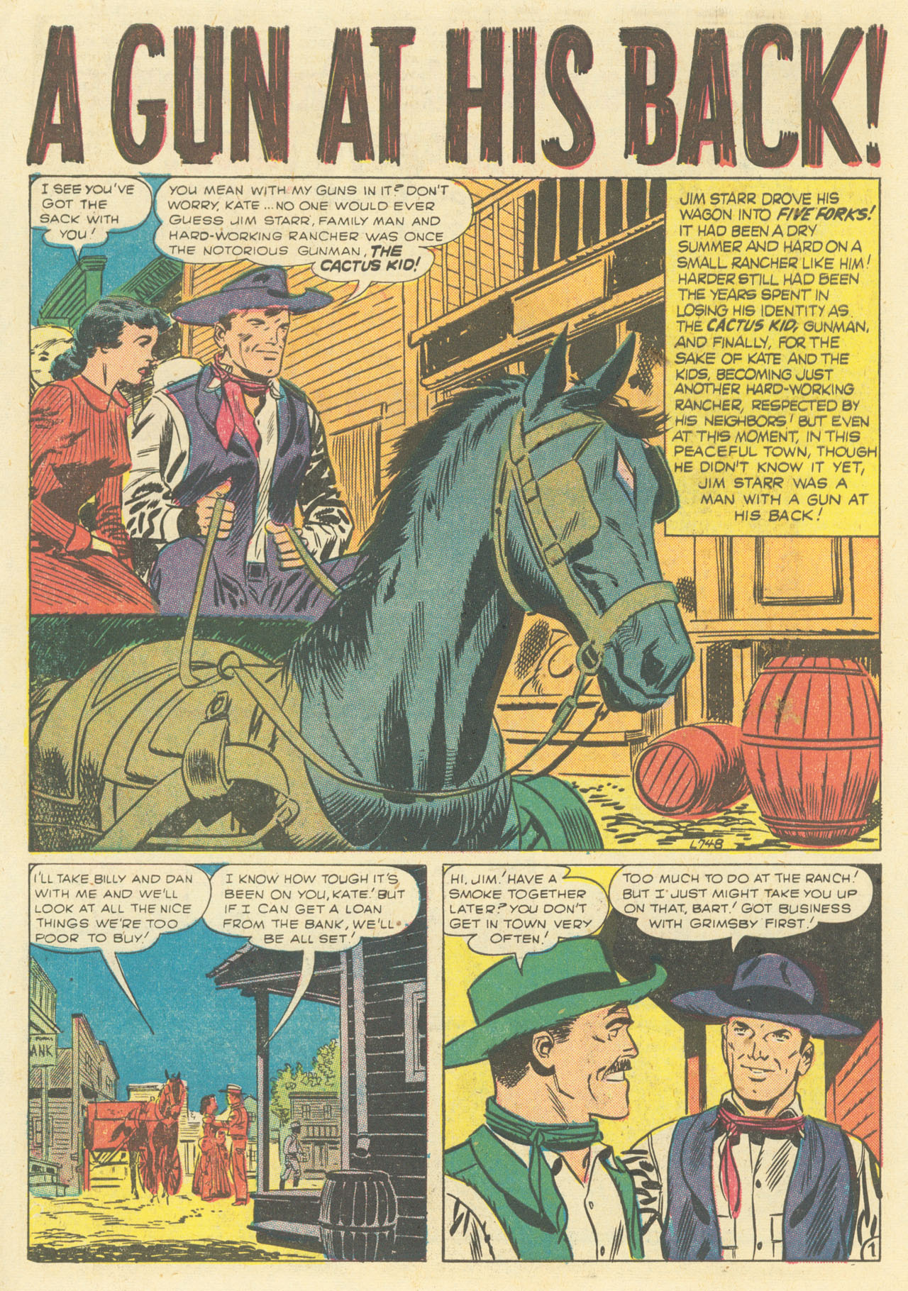 Read online Two Gun Western comic -  Issue #10 - 10