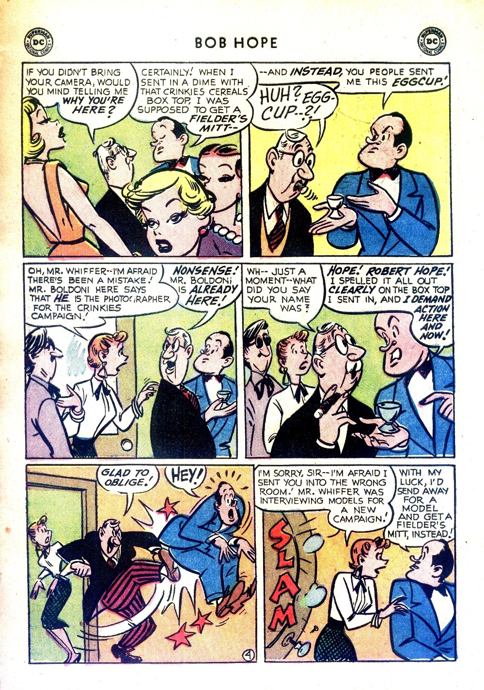 Read online The Adventures of Bob Hope comic -  Issue #32 - 6
