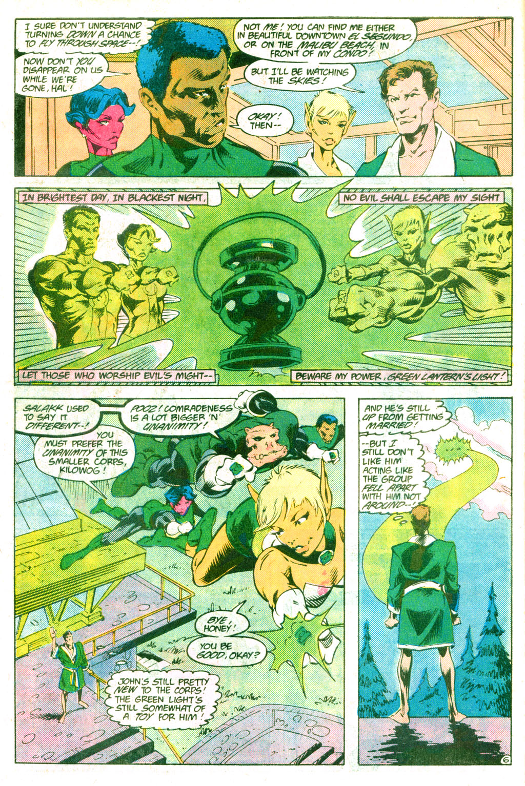 Read online The Green Lantern Corps comic -  Issue #216 - 7