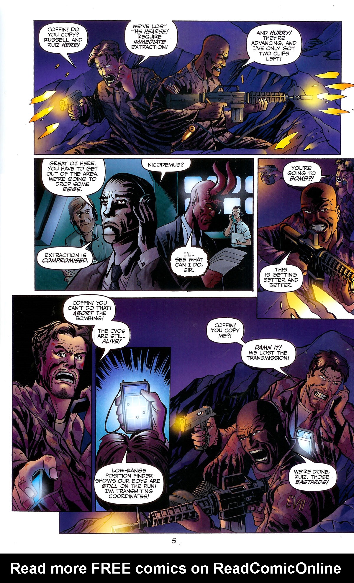 Read online CVO: Covert Vampiric Operations - African Blood comic -  Issue #3 - 7