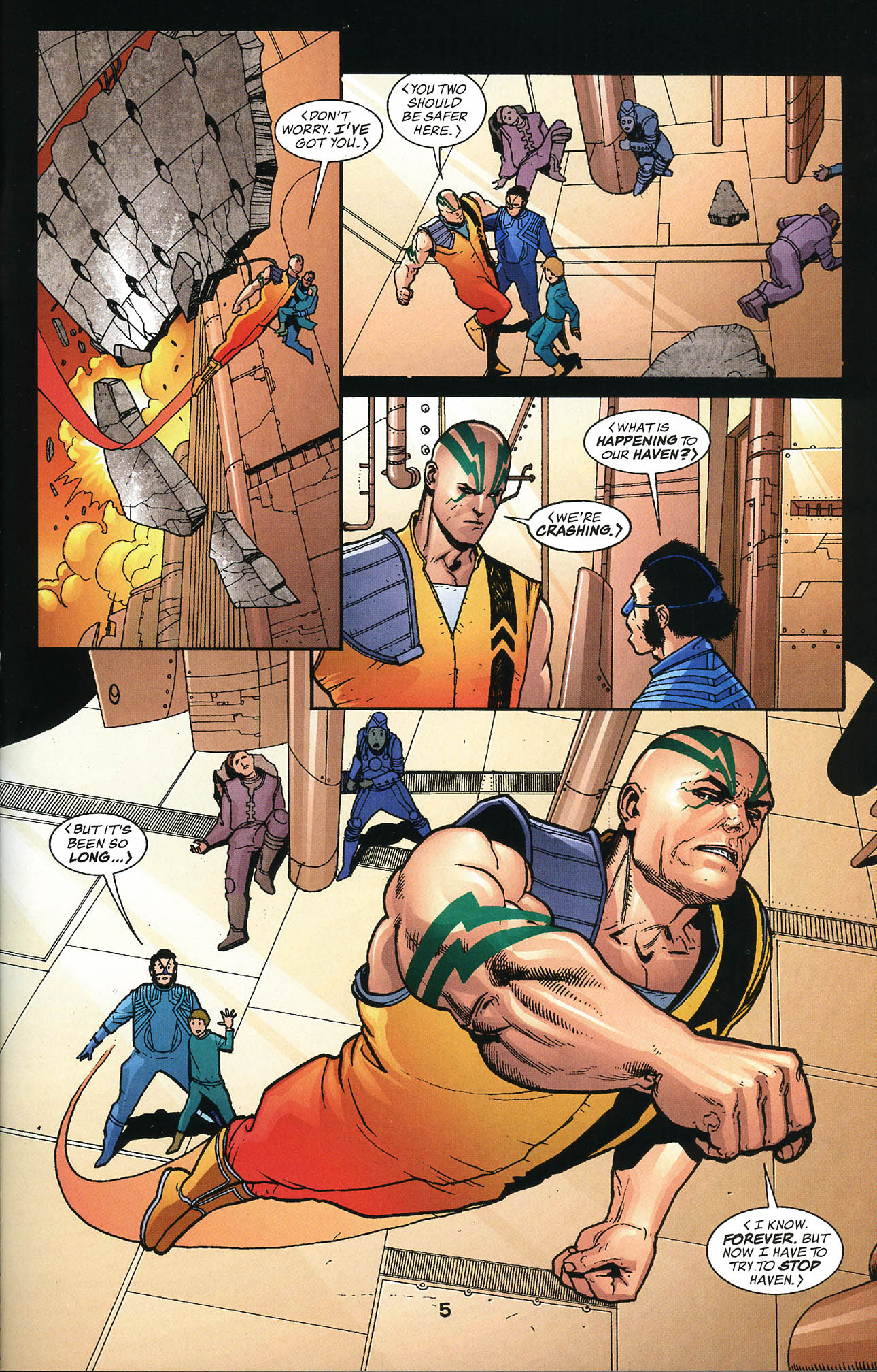 Read online JLA/Haven: Arrival comic -  Issue # Full - 5